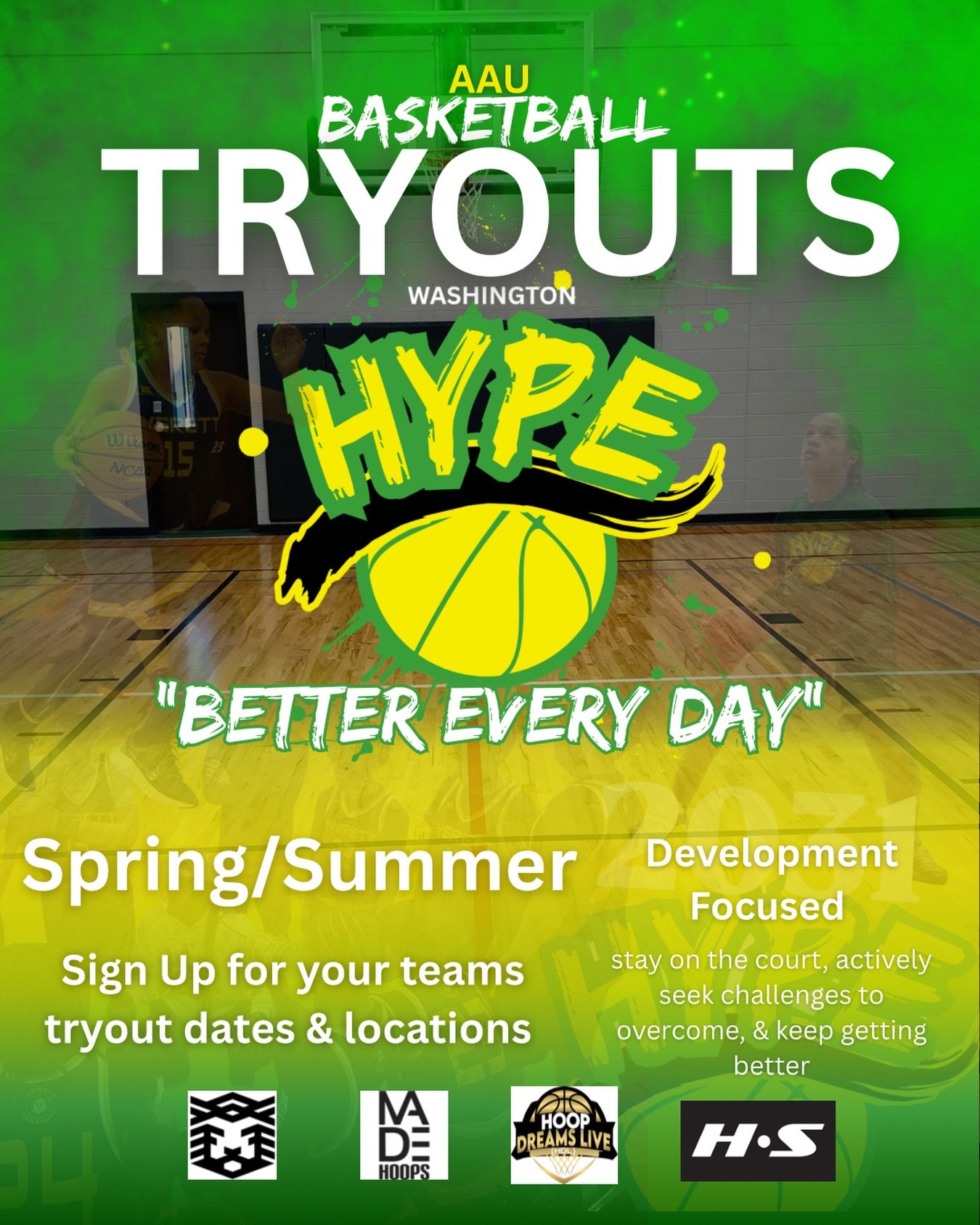 Always looking to surround ourselves with more players and basketball families committed to getting better. WAHYPE.com