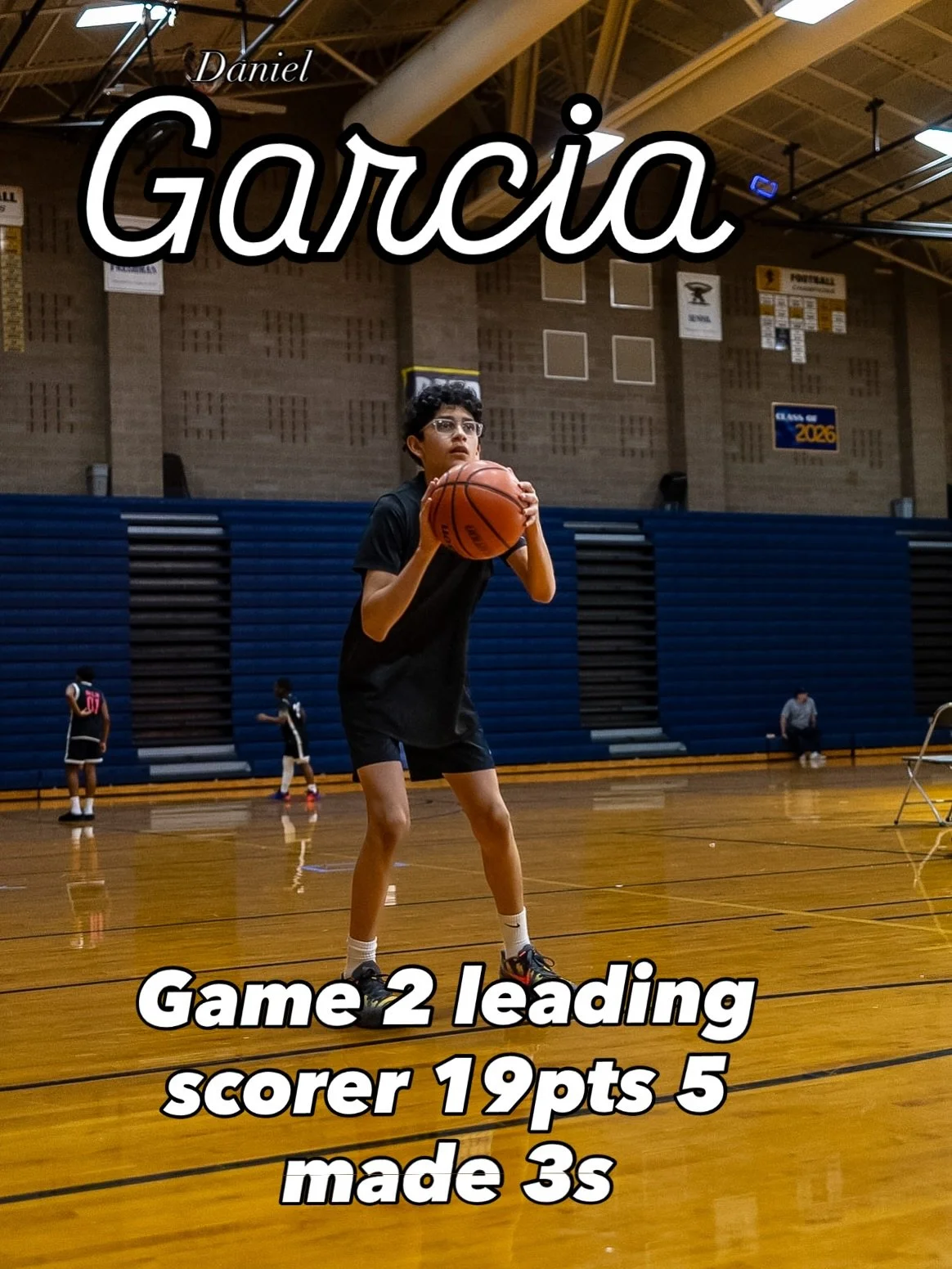 An absolute shooting clinic from D. Garcia leads the HYPE squad to their second victory in a row. His potential to become an elite shooter shined through all weekend. Keep up the great work young man.