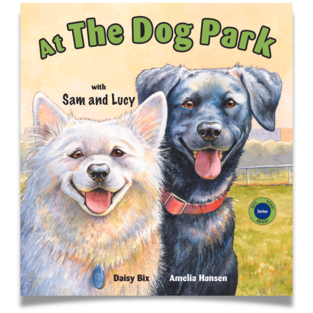 At the Dog Park with Sam and Lucy