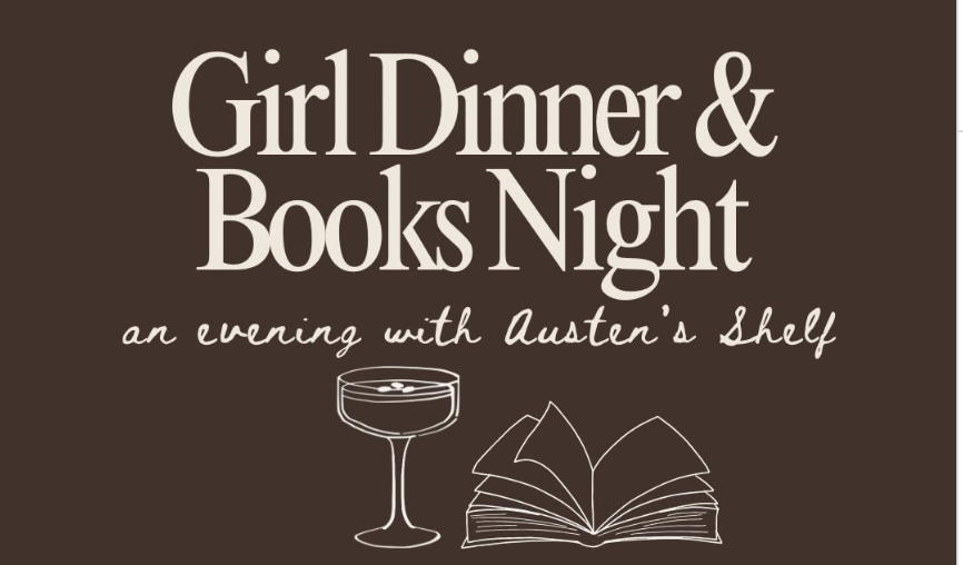 GIRL DINNER AND BOOKS NIGHT! 🎀 🤍📚🍸
