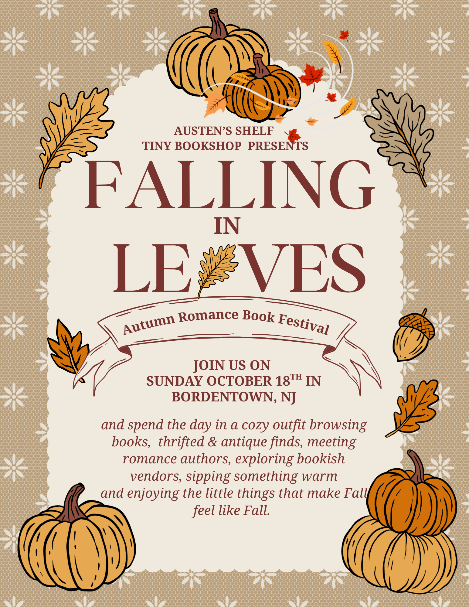 Falling in Leaves, Romance Book Festival