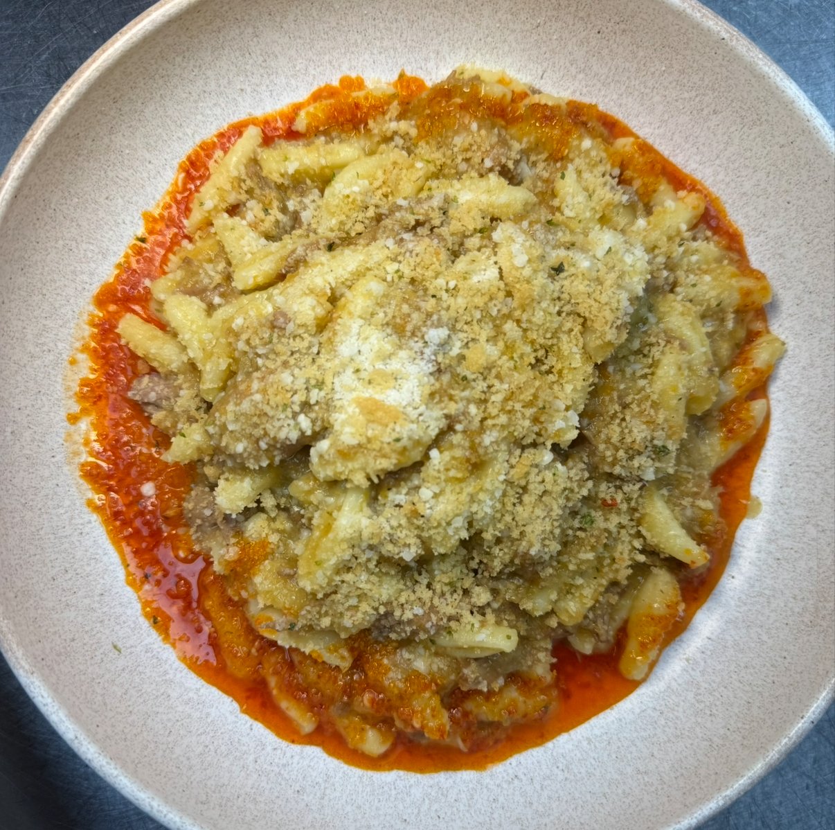 Homemade Cavatelli With Calabrian Chili Oil