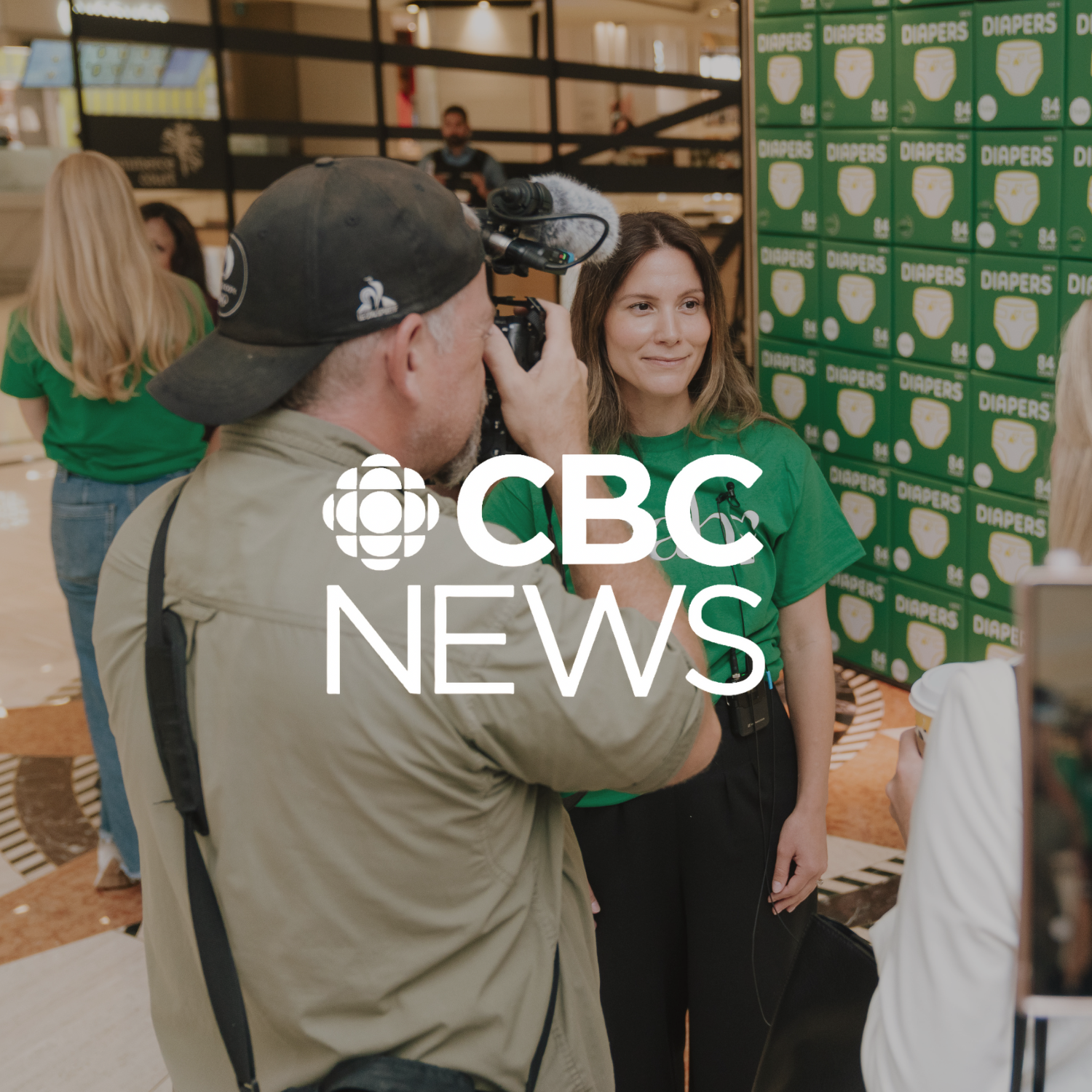 CBC News visits Baby Love's Diaper Barrier in Commerce Court