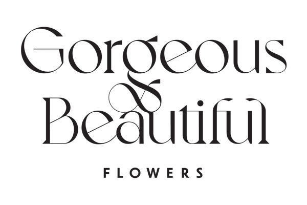 Gorgeous & Beautiful Flowers Logo