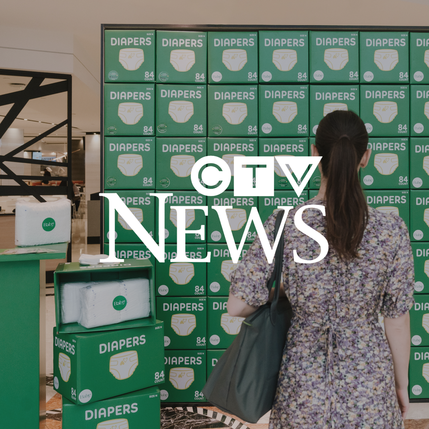 CTV News visits Baby Love's Diaper Barrier in Commerce Court