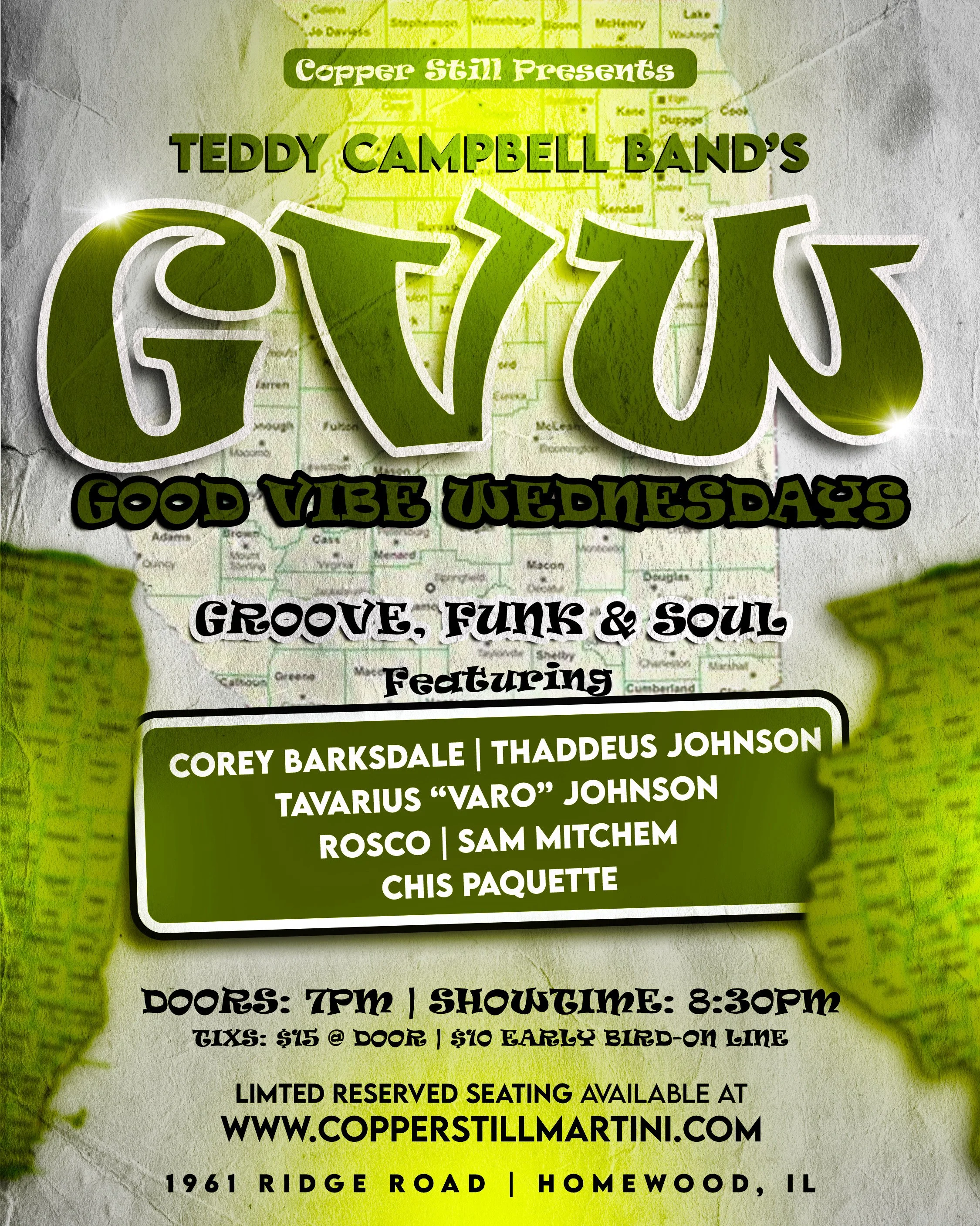 Teddy Campbell Band’s Good Vibe Wednesday 