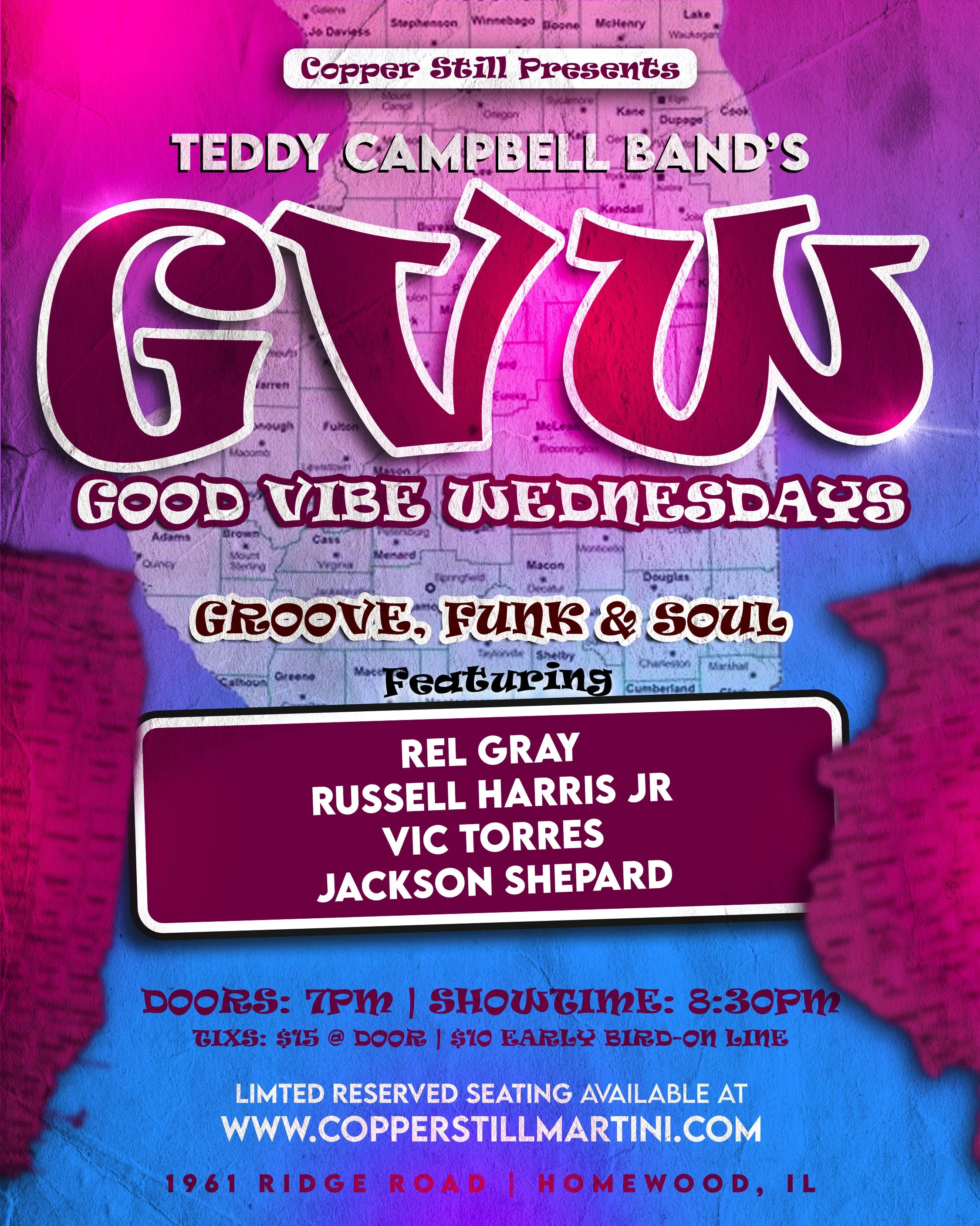 Teddy Campbell Band’s Good Vibe Wednesday