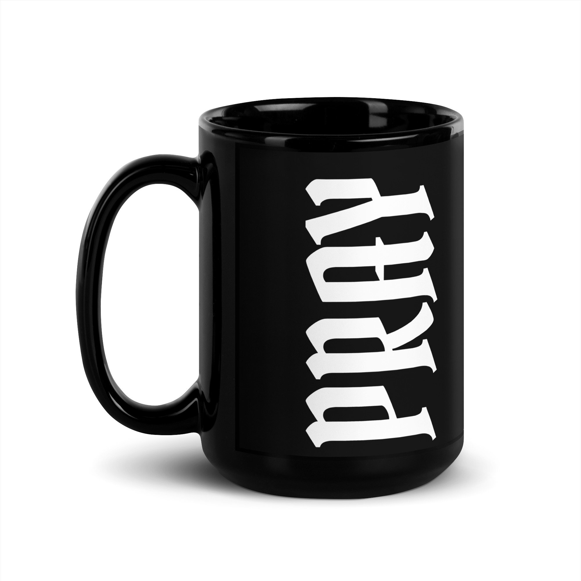 PRAY - Black Glossy Mug