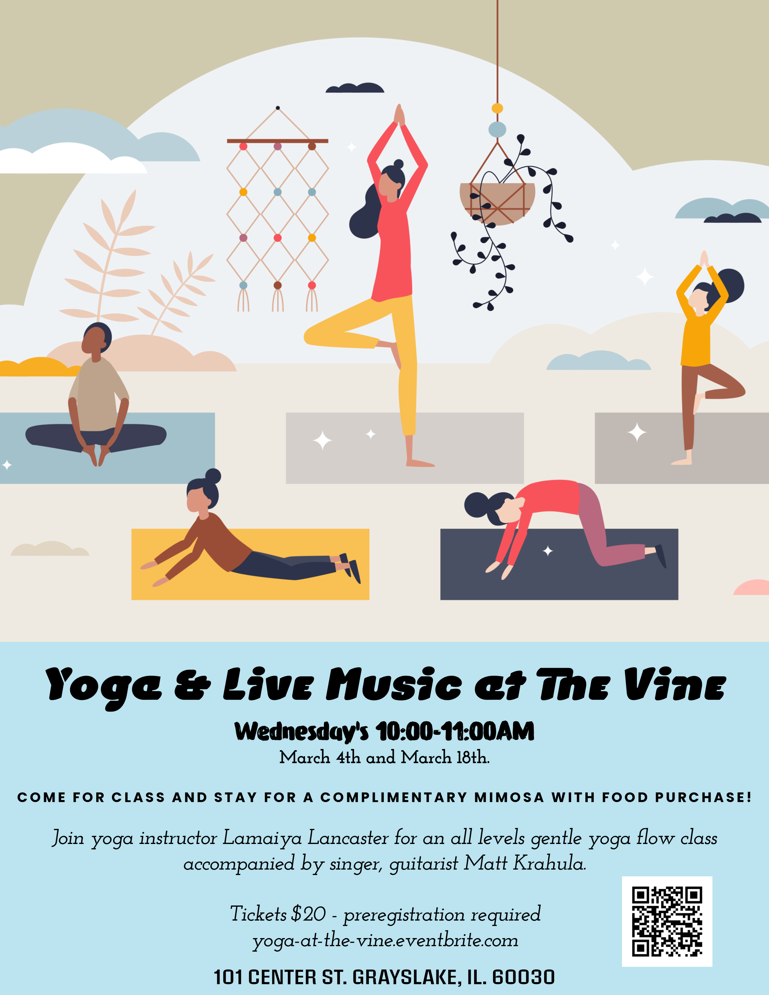 Yoga & Live Music at the Vine