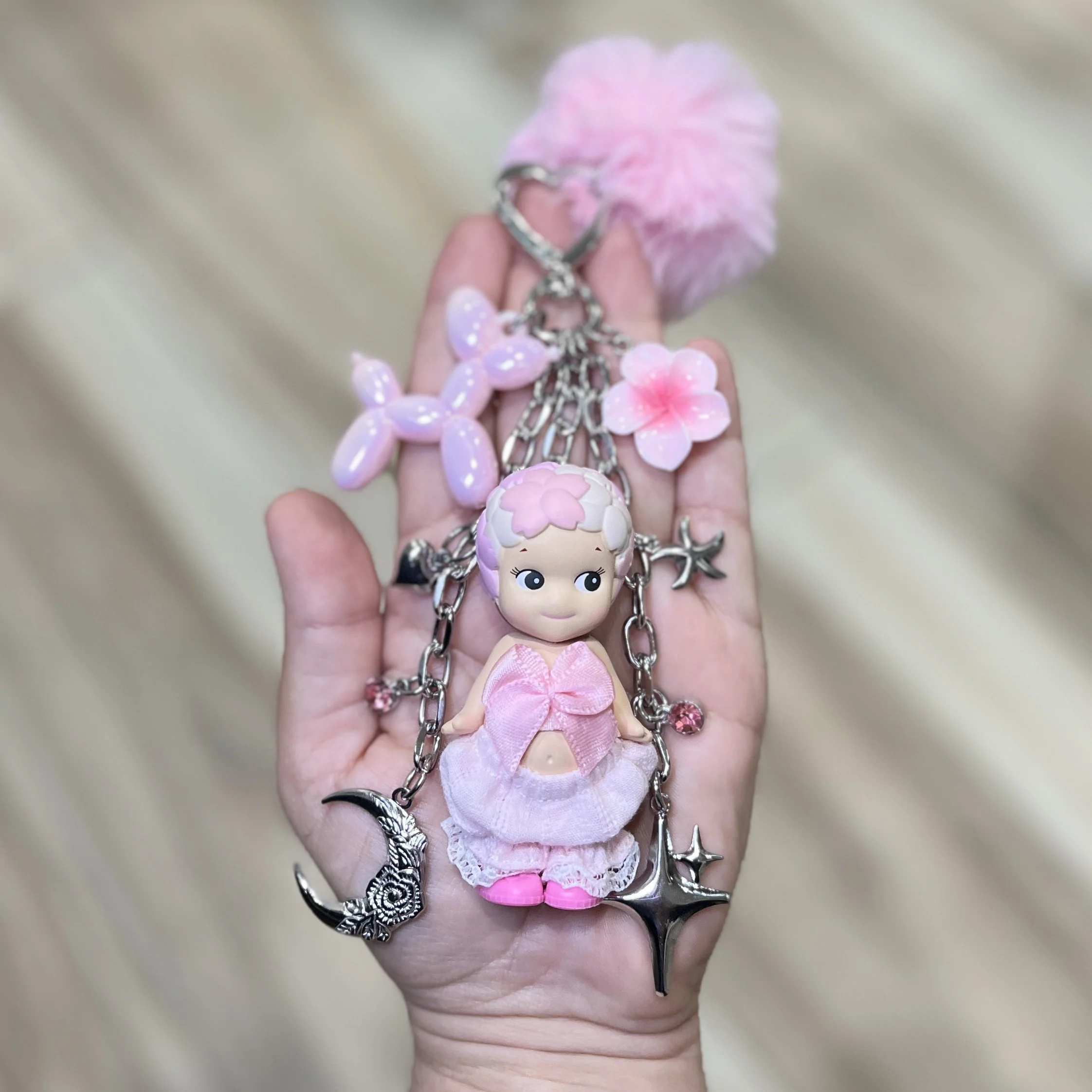 Authentic Handmade Keychain | Cherry Blossom