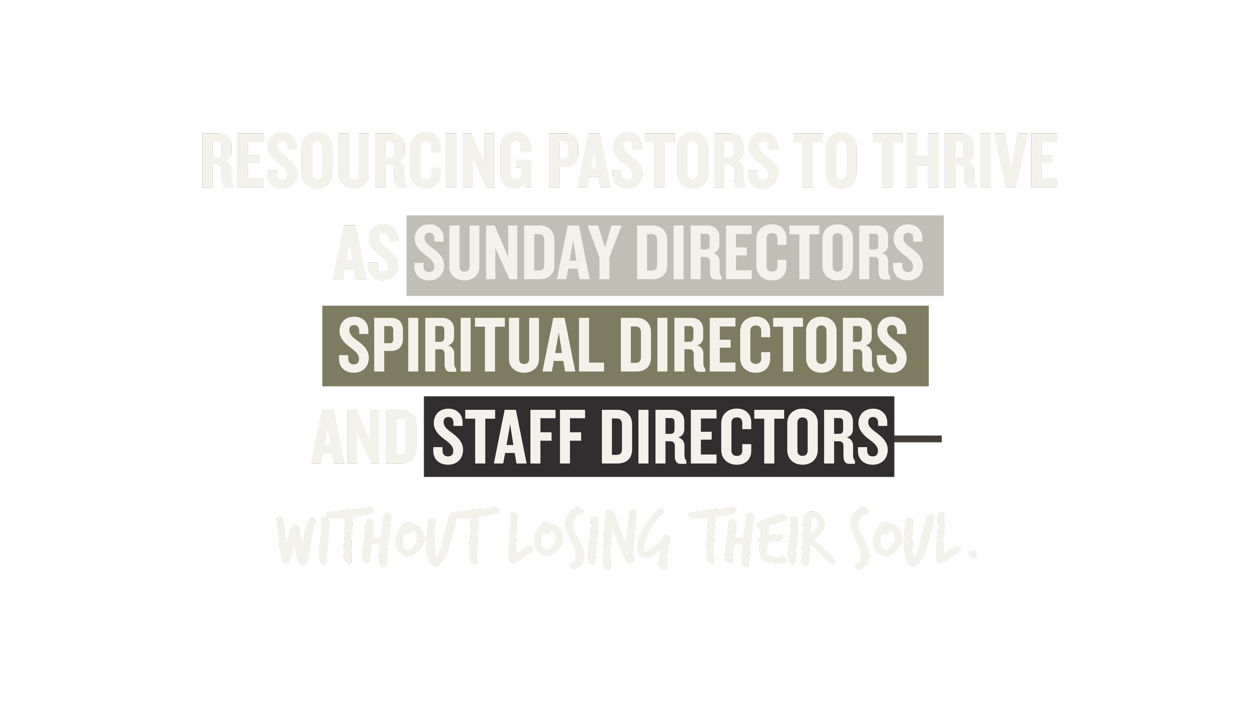 Pastors Are Directors