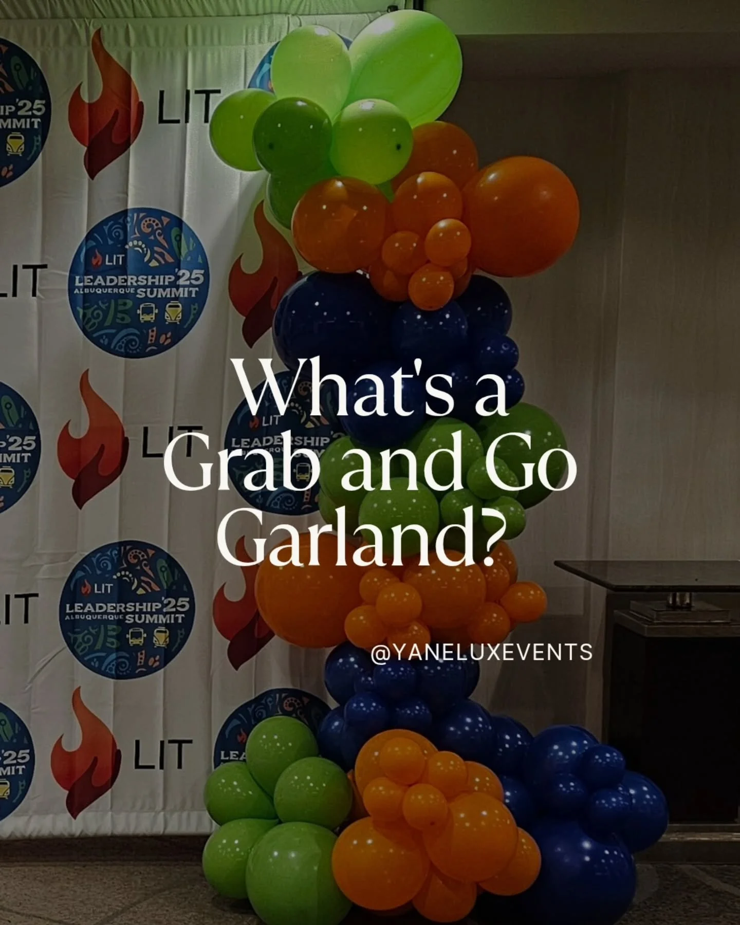 ✨💡 Ever wondered what a Grab &amp; Go Garland is?
It&rsquo;s a pre-made, custom balloon design ready for pickup &mdash; perfect for anyone who wants something stunning without the full setup! 🎈

You choose the colors, I create it, inflate it, and m