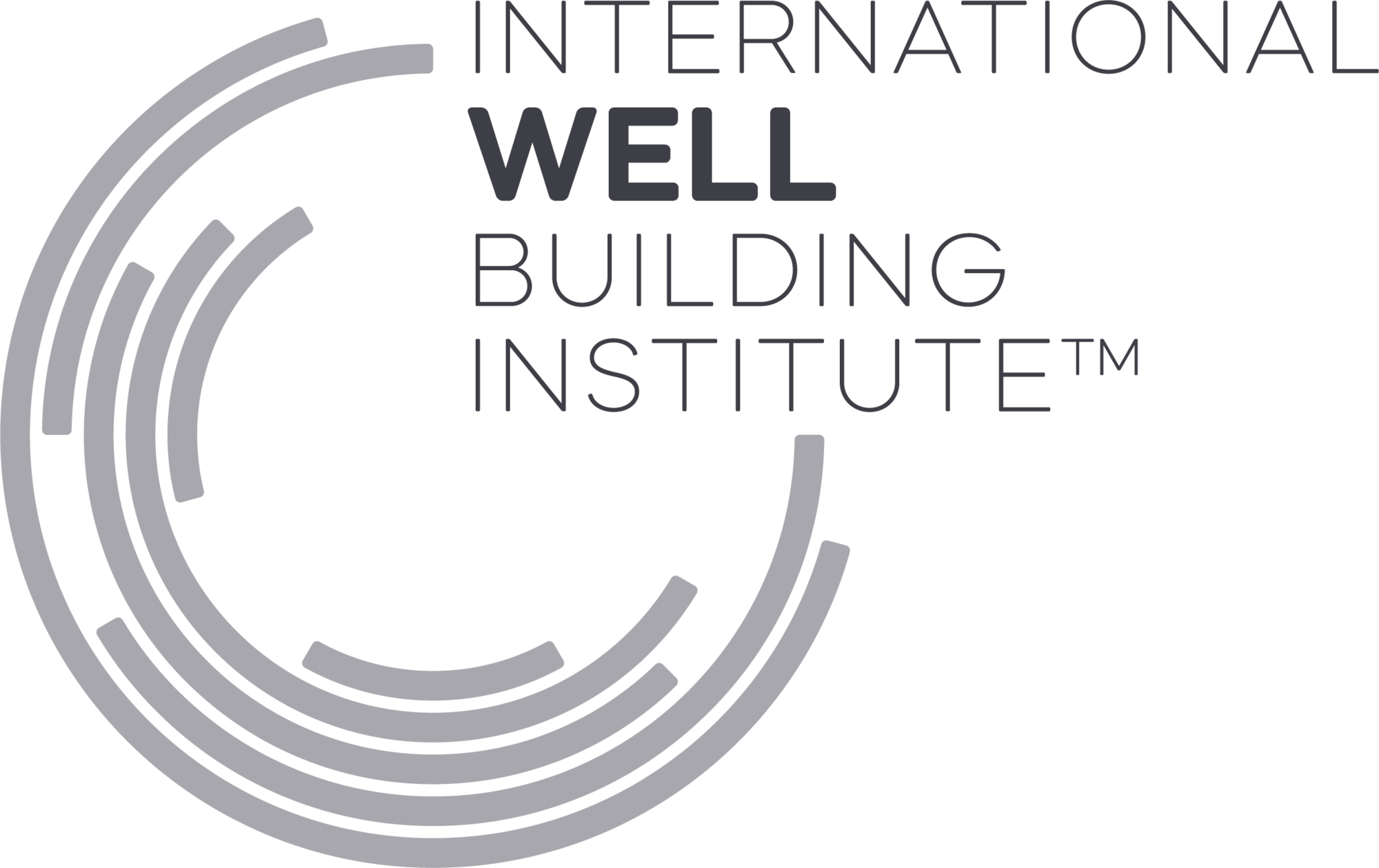 Logo of the International Well Building Institute featuring stylized concentric circles and text.