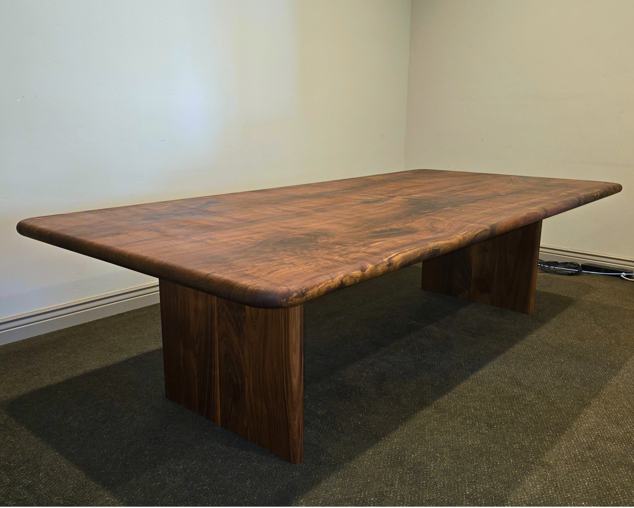 Walnut Slab Conference Table
