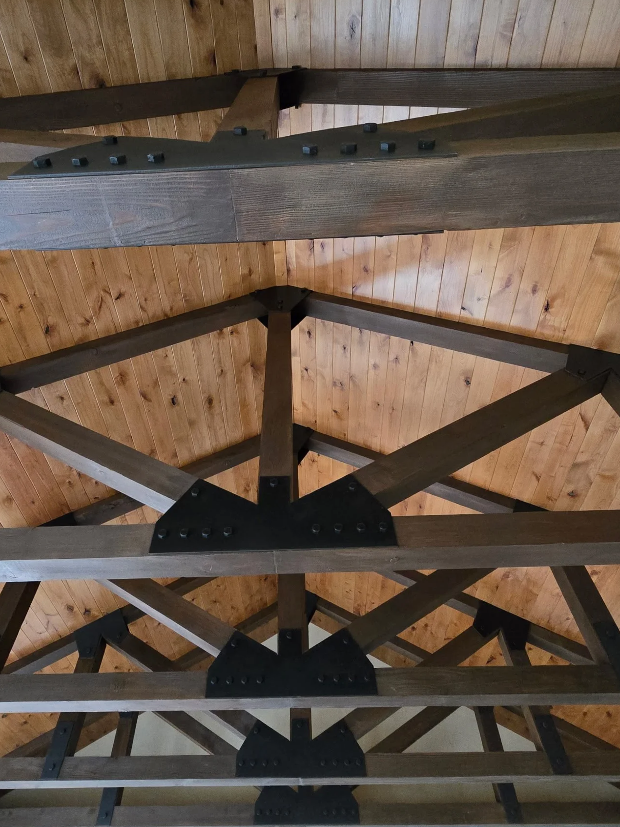 Alder Tongue and Groove Ceiling