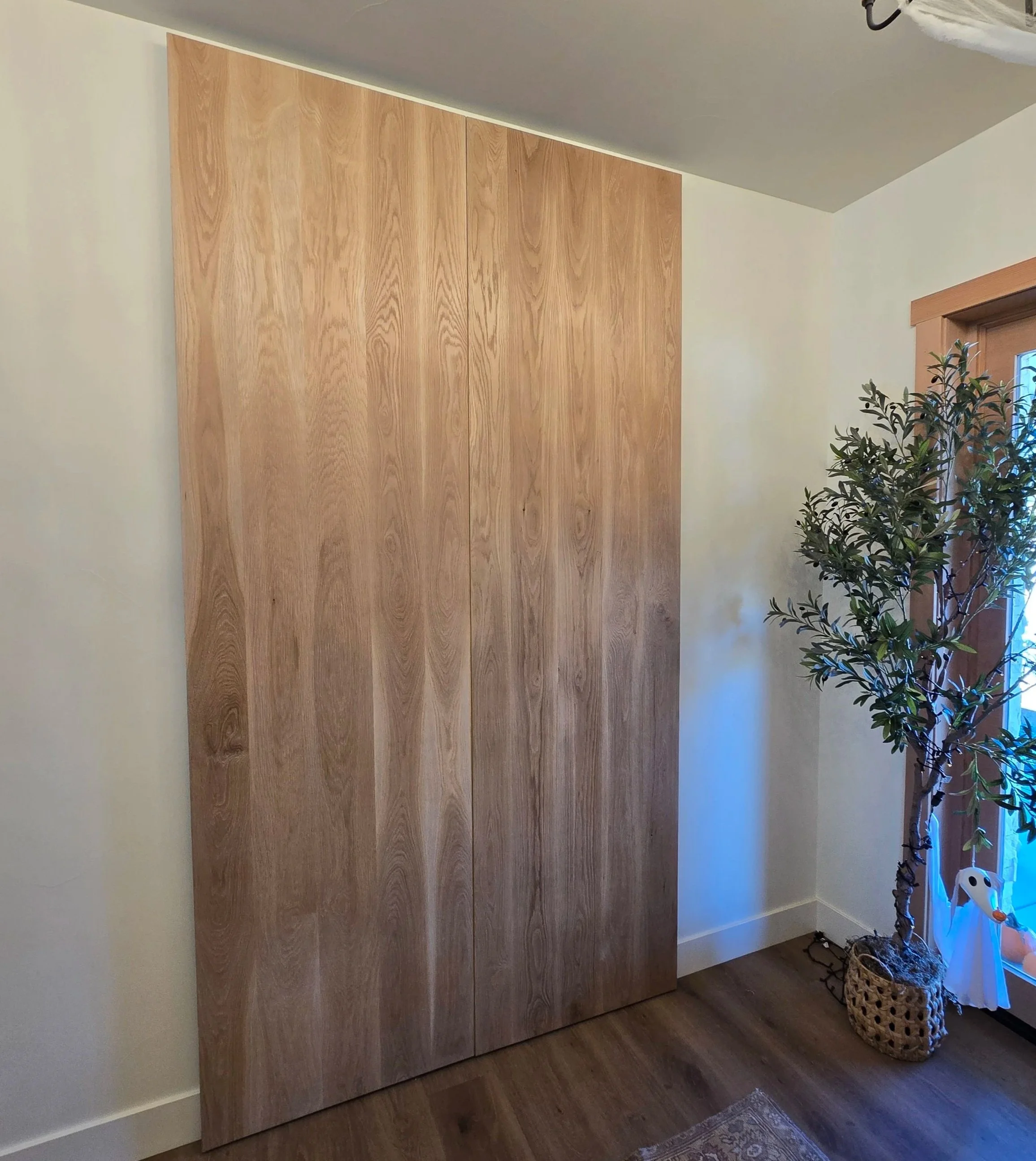 10 Foot White Oak Barn Doors