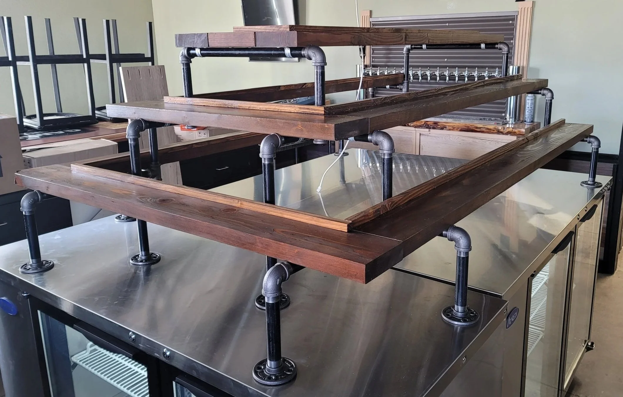 Commercial Liquor Display Shelving