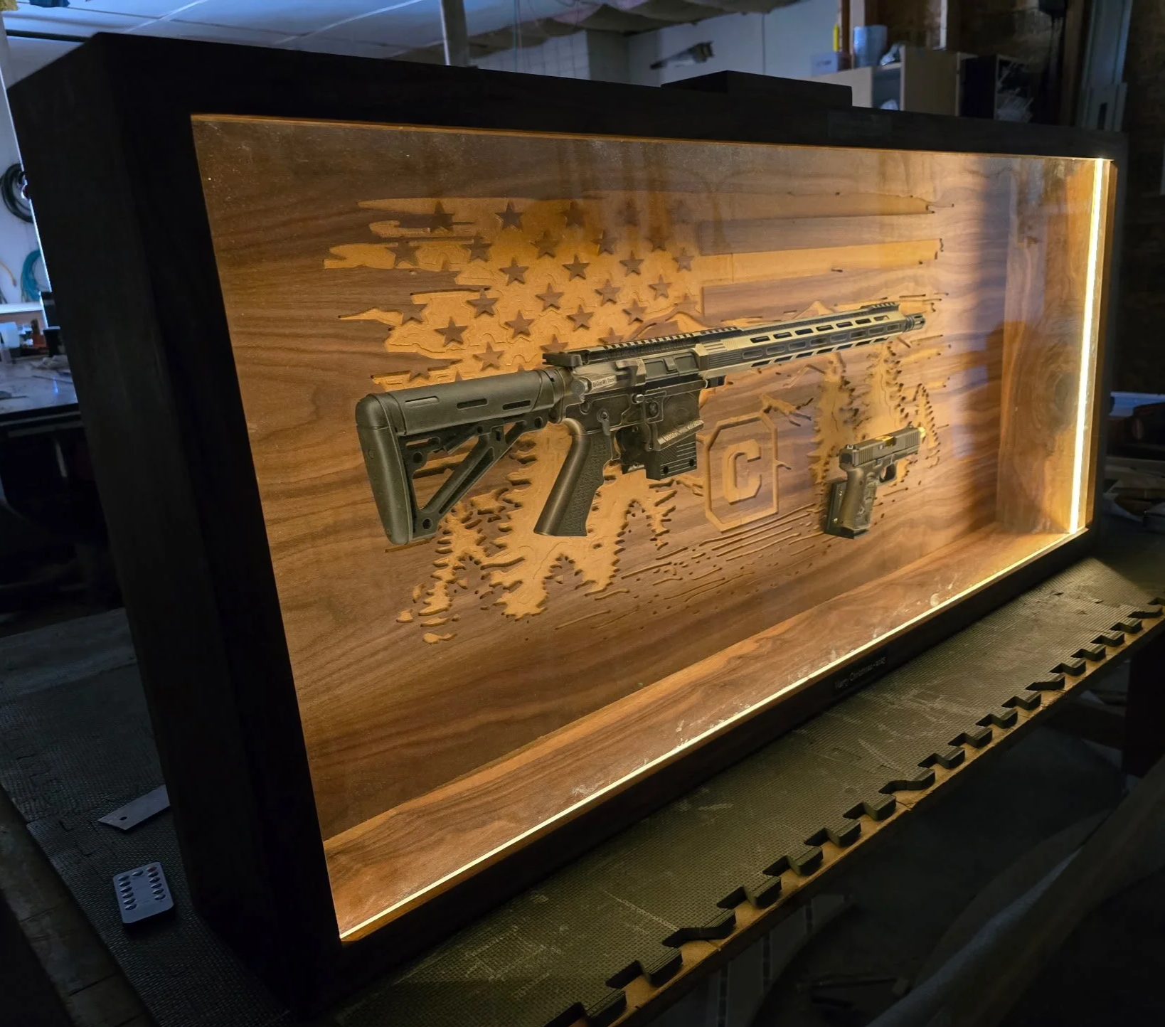 Walnut Shadow Box