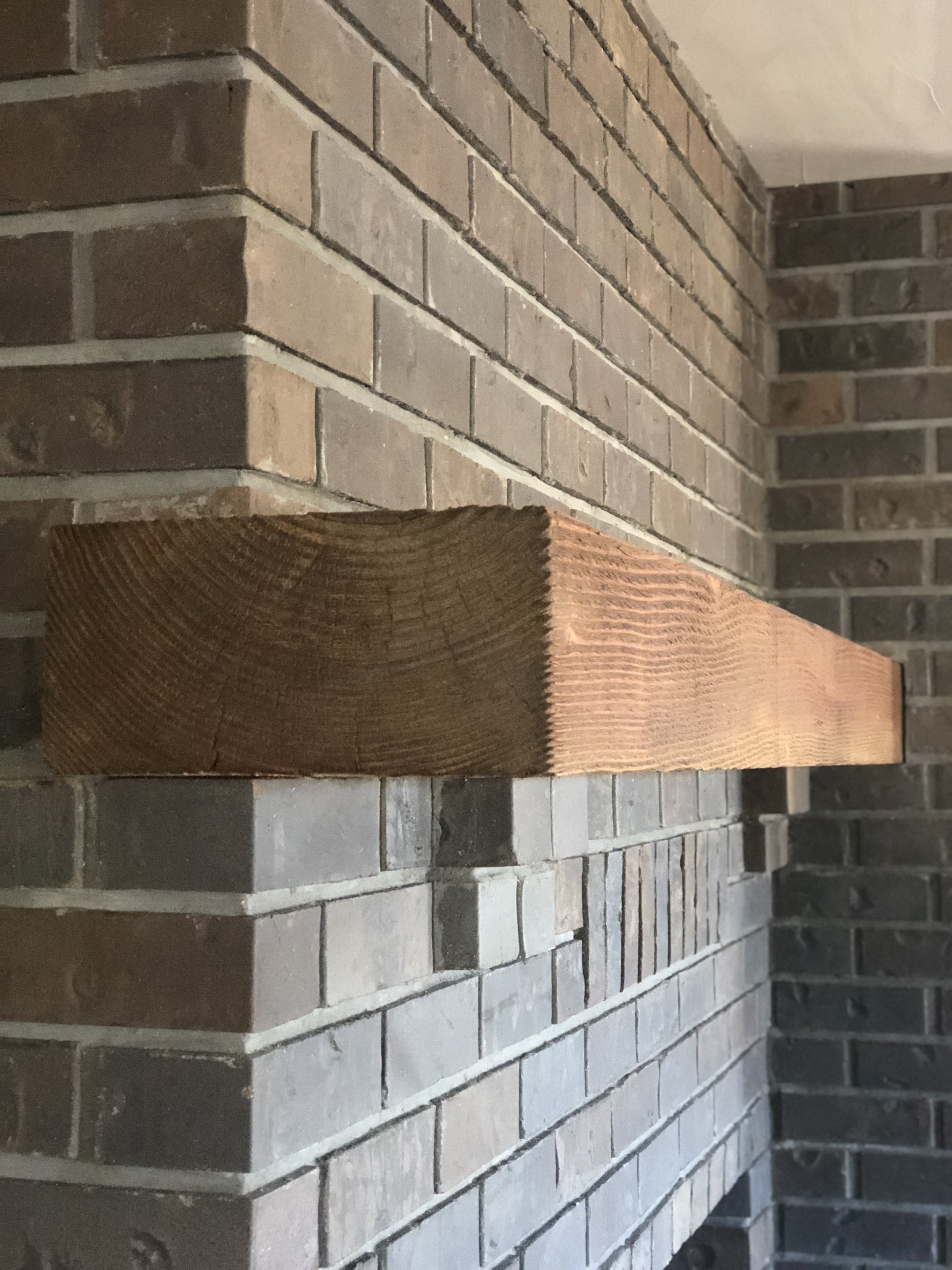 Rough Sawn Douglas Fir Mantel