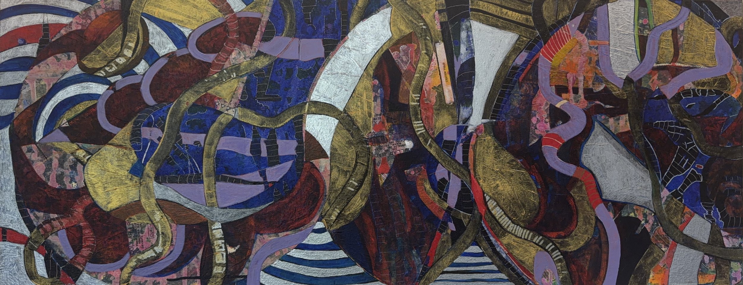 “Oaxaca Dreams”, 40” x 16"”, Acrylic on Canvas, 2019