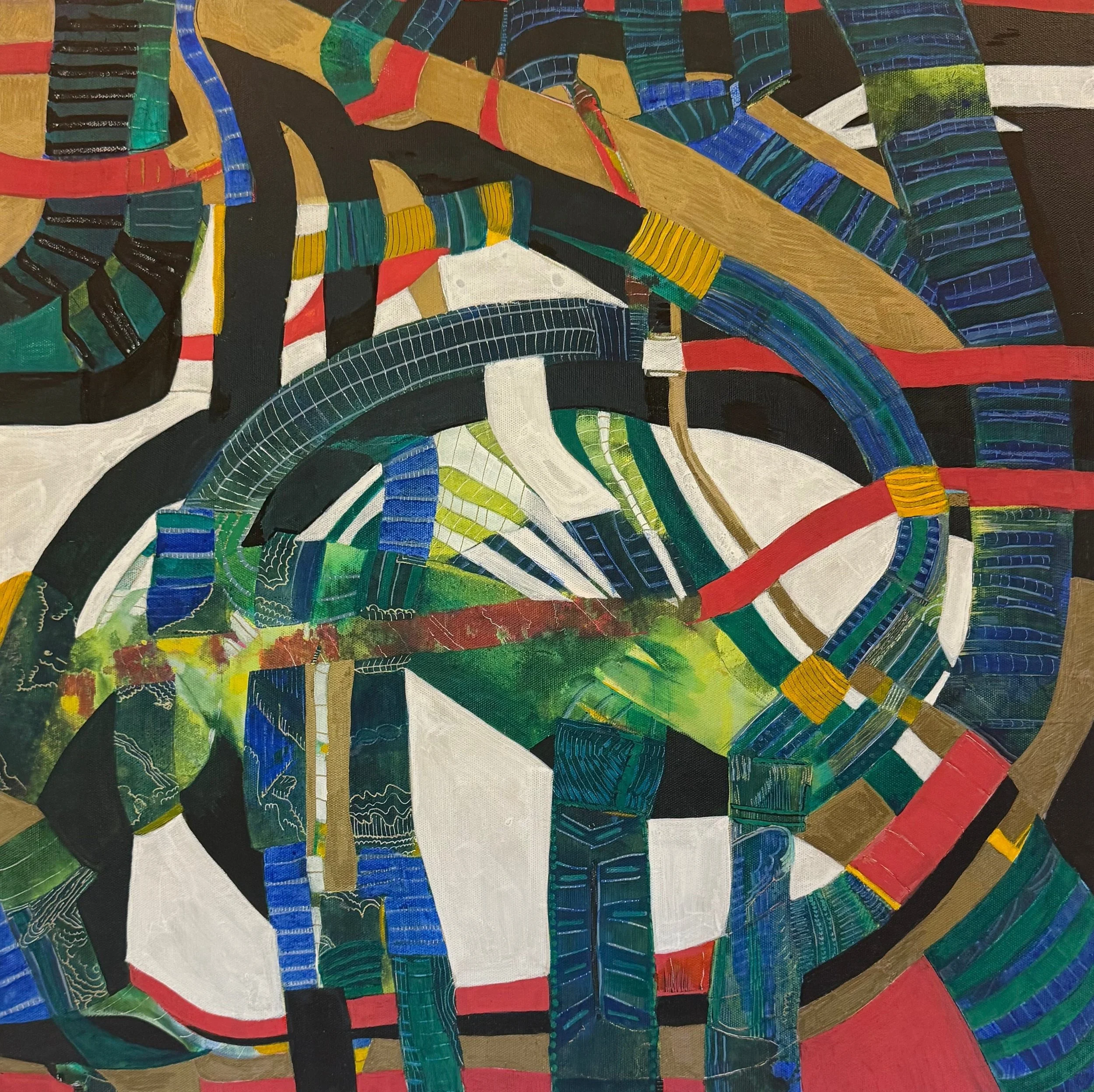 “First Blossom”
Acrylic on Canvas, 24” x 24”