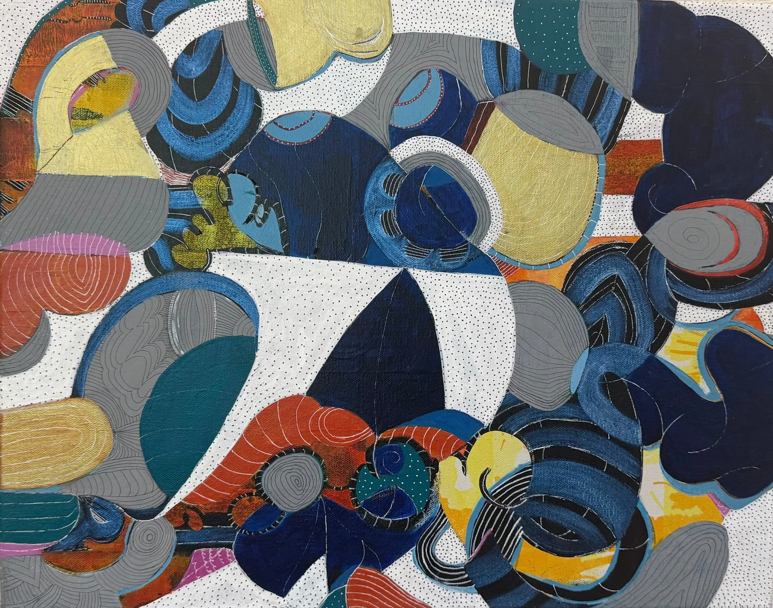 “Gathering Families”
Acrylic on Canvas, 16” x 20”