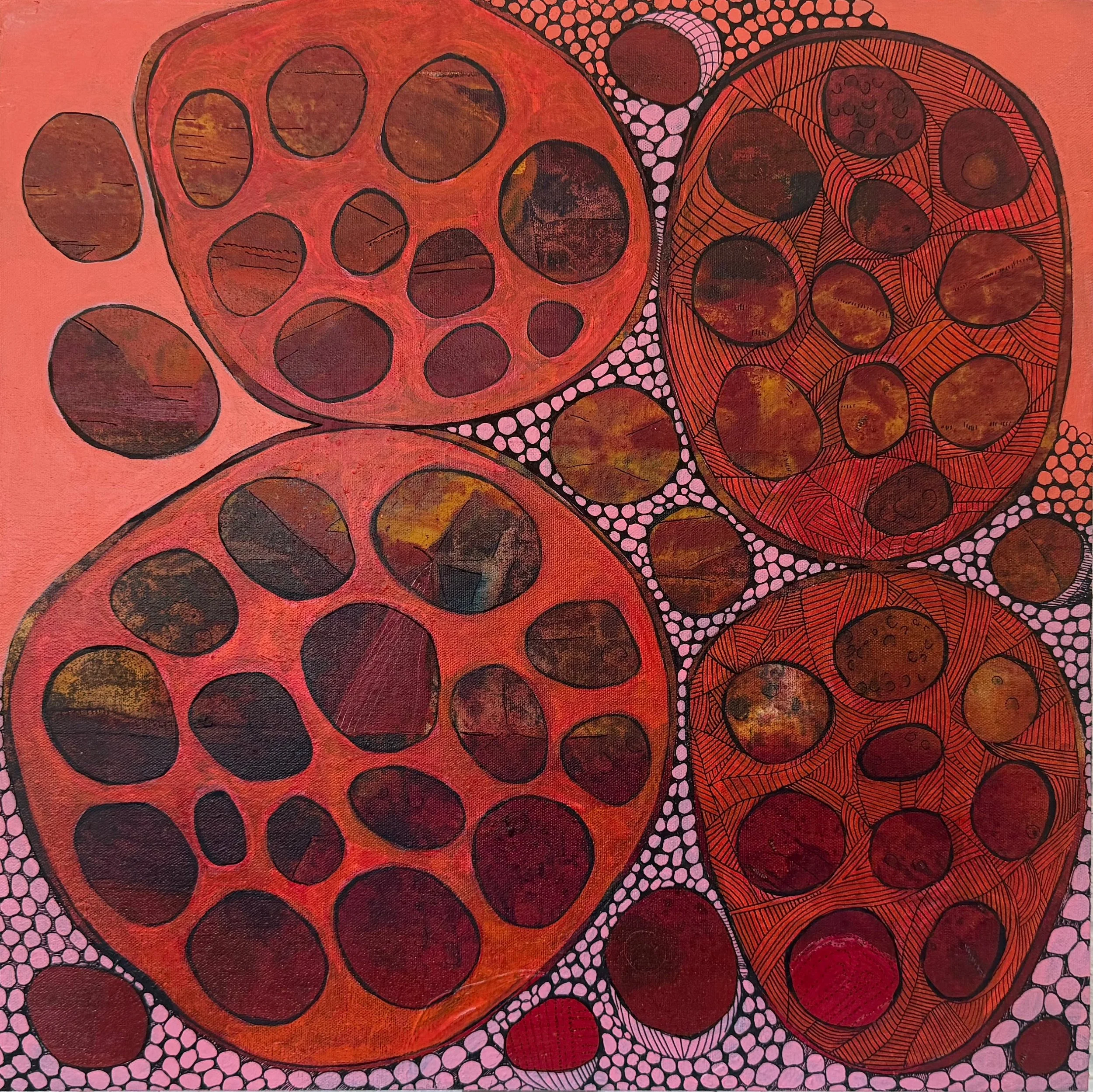 



"Vulnerability" 
Acrylic on Canvas, 24" x 24" 2025