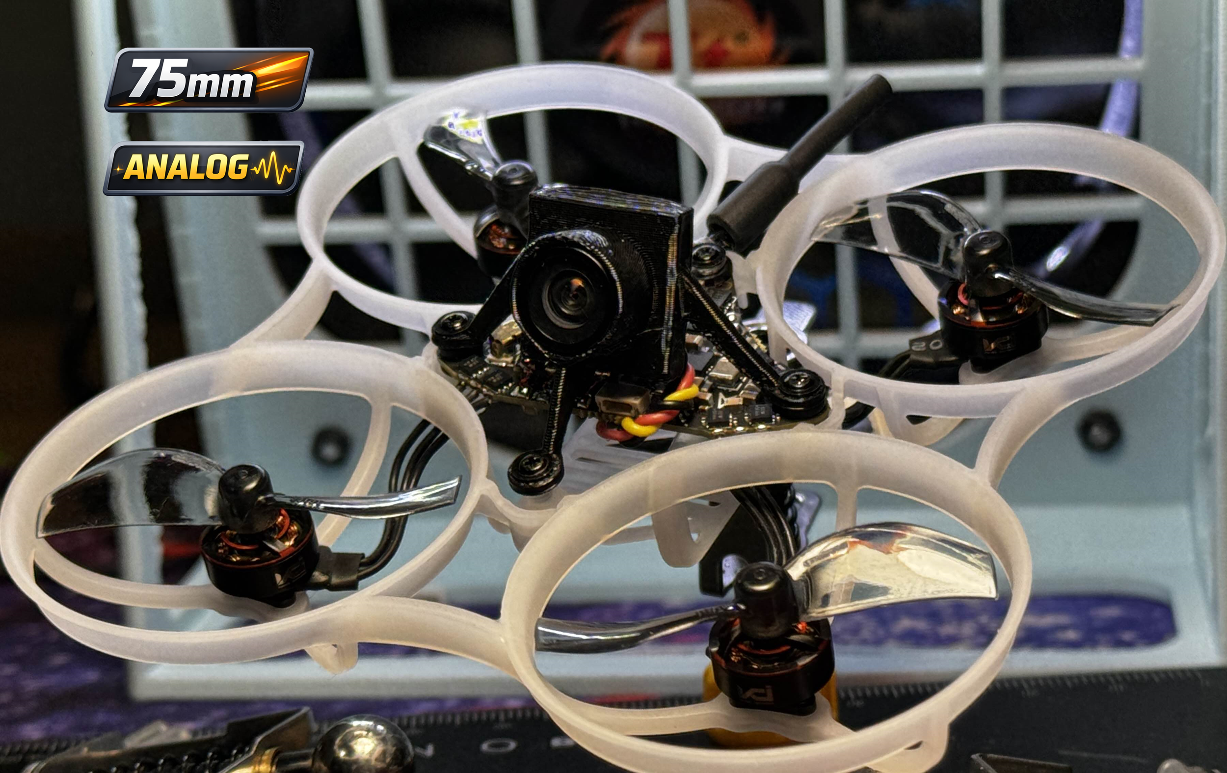 Chiller 75 - 'Cookies and Cream' (w/ White PETG Pocket Dock) (Ships 3/3)