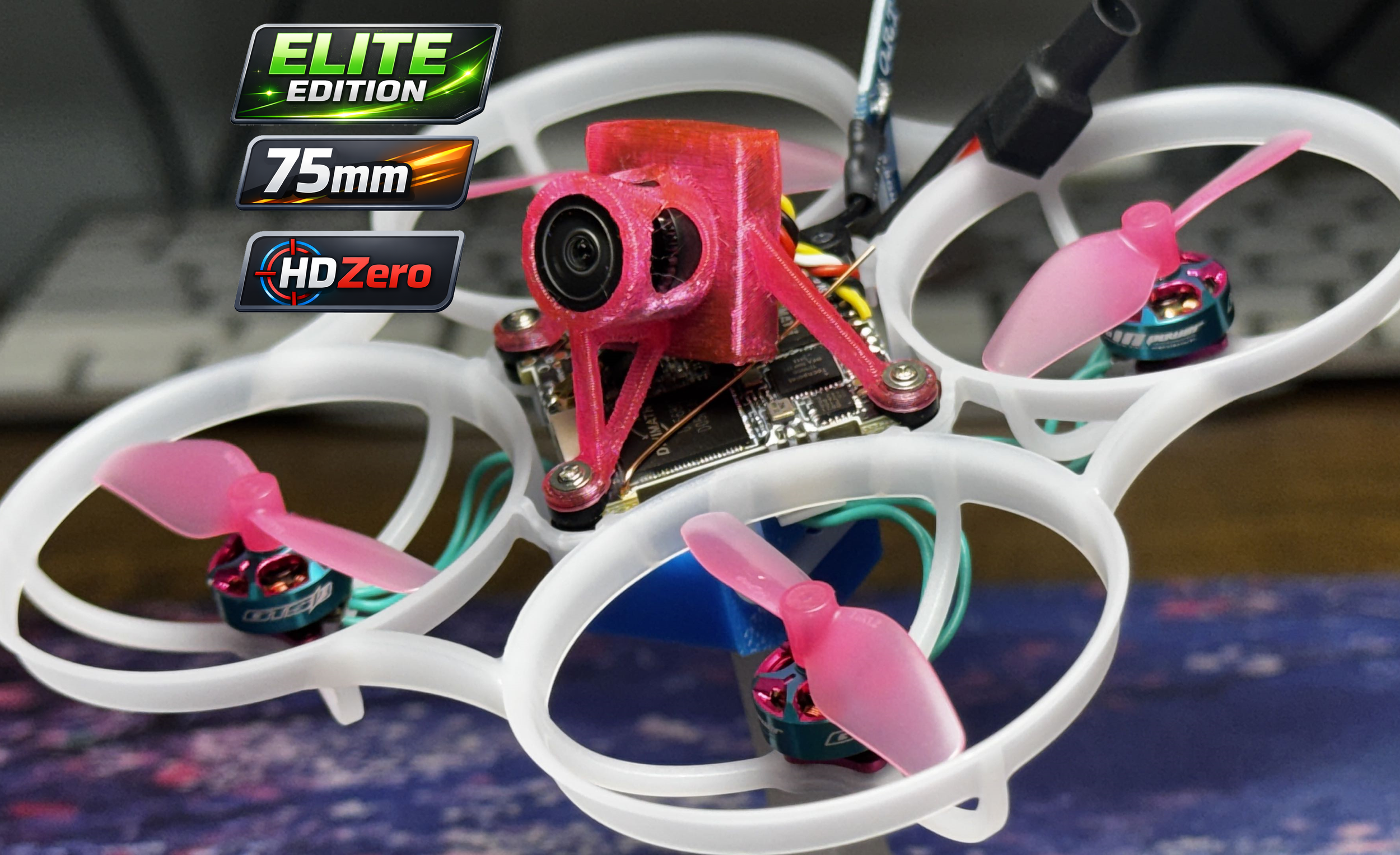 HDZero 75 ELITE - 'Raspberry Ripper' (Pre-Sale, ships 4/22)