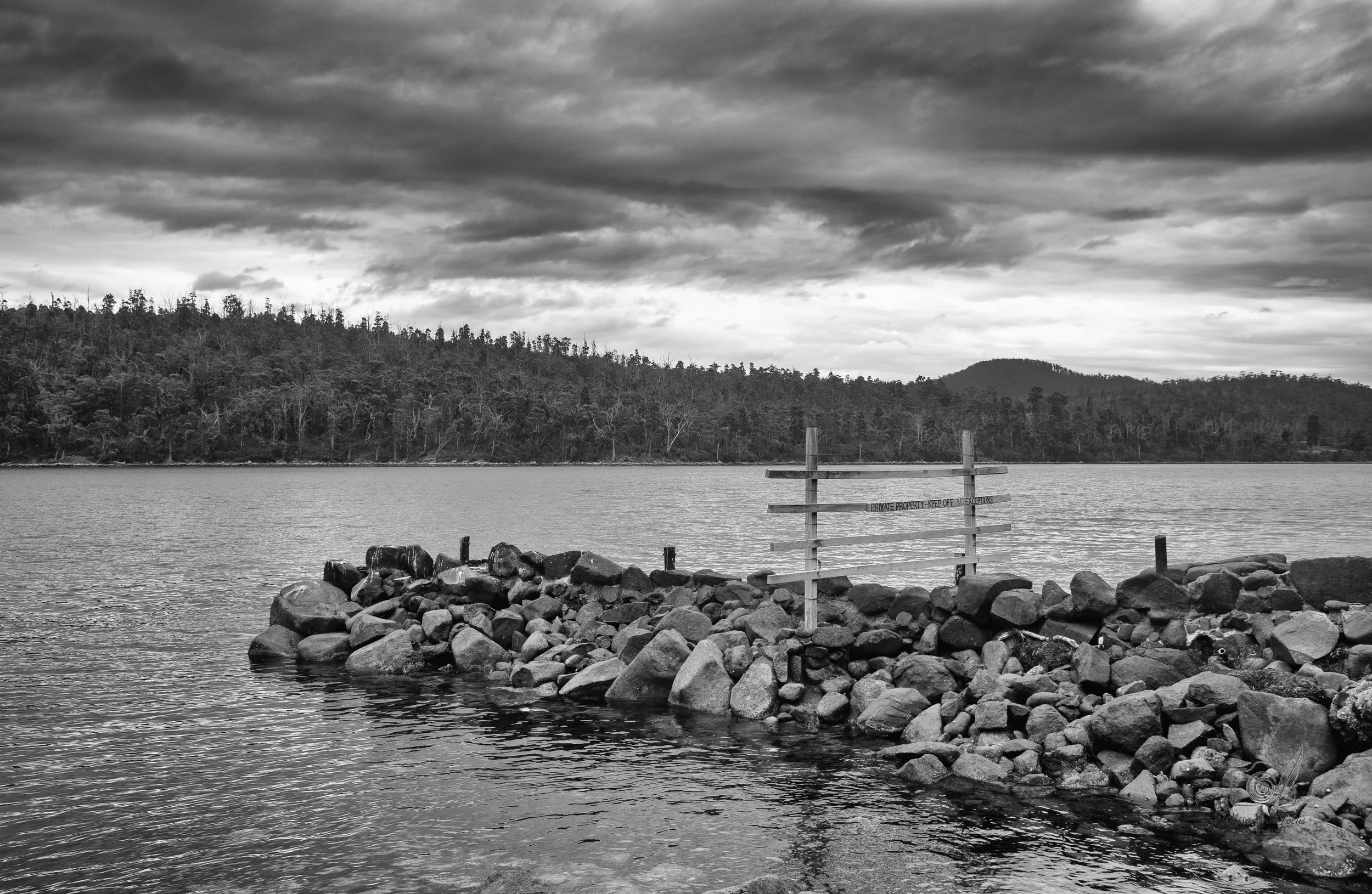 No Trespass Here - Notecard