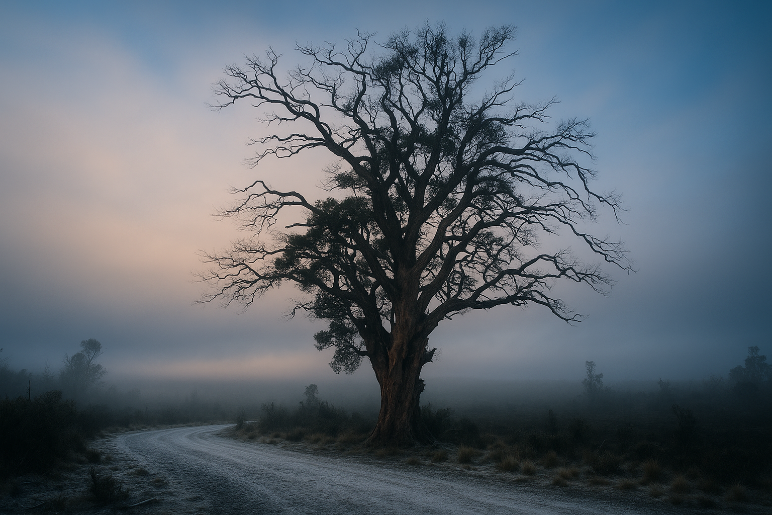 The Frost-Bent Sentinel Notecard
