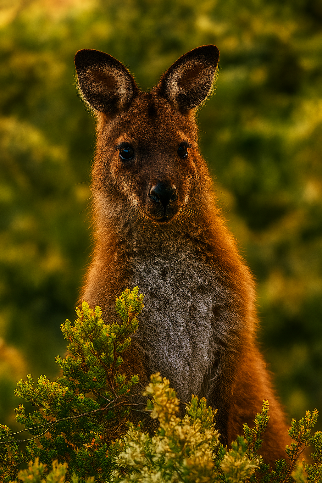 Guardian of the Golden Hour Notecard