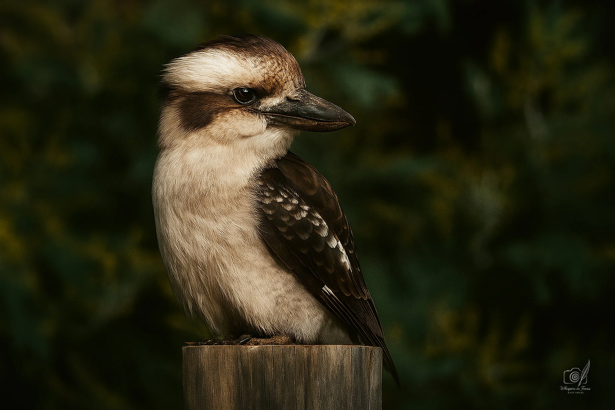The Watcher on the Post - Notecard