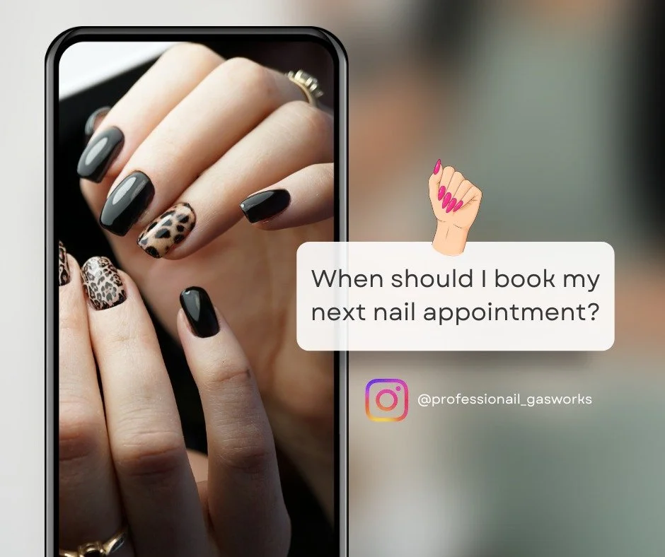 Ever wonder when it&rsquo;s the right time to come back for fresh nails?
Everyone&rsquo;s lifestyle is different, but here&rsquo;s a simple guide to help you keep your nails looking clean, strong and beautifully maintained &mdash; every day of the we