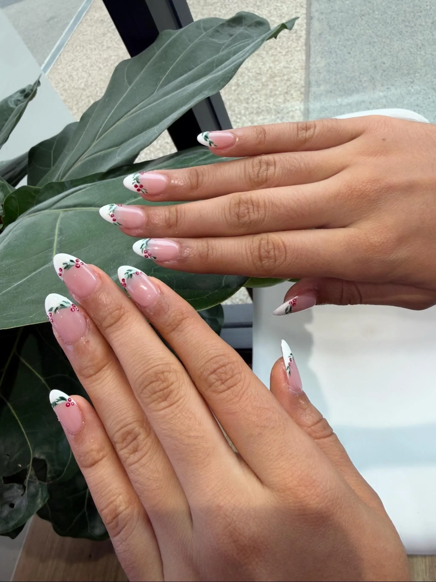 Berry Merry French Tips 🍒✨
#ChristmasNails #FestiveNails #HolidayNails #XmasNails
#FrenchTips #BerryNails #CuteNailArt #MinimalNailArt
#NailInspo #NailDesigns #NailGoals #NailTrend
#ProfessionailGasworks #BrisbaneNails #BrisbaneNailSalon
#AussieNail