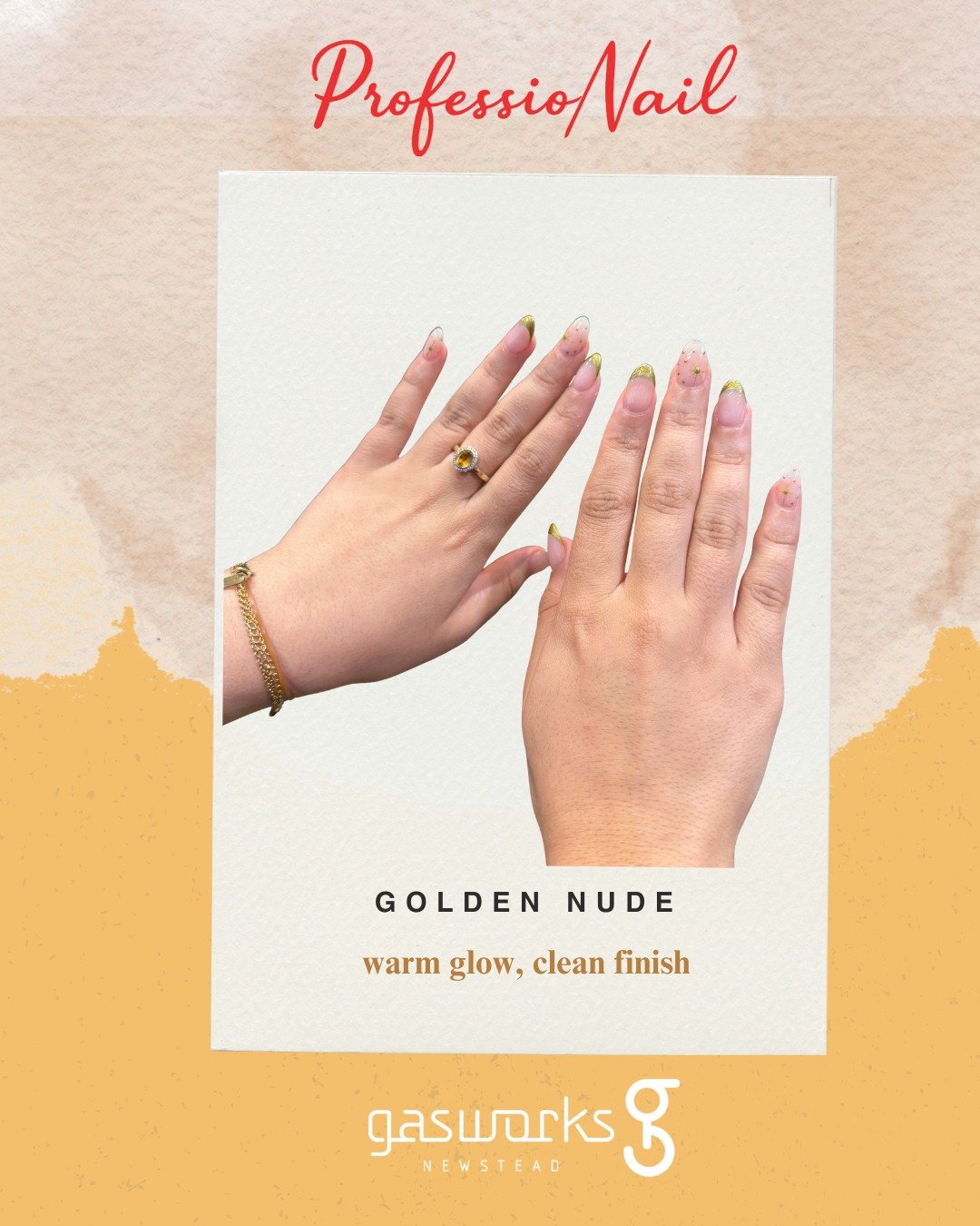 Golden nude, always in style ✨
Soft warmth. Clean finish.