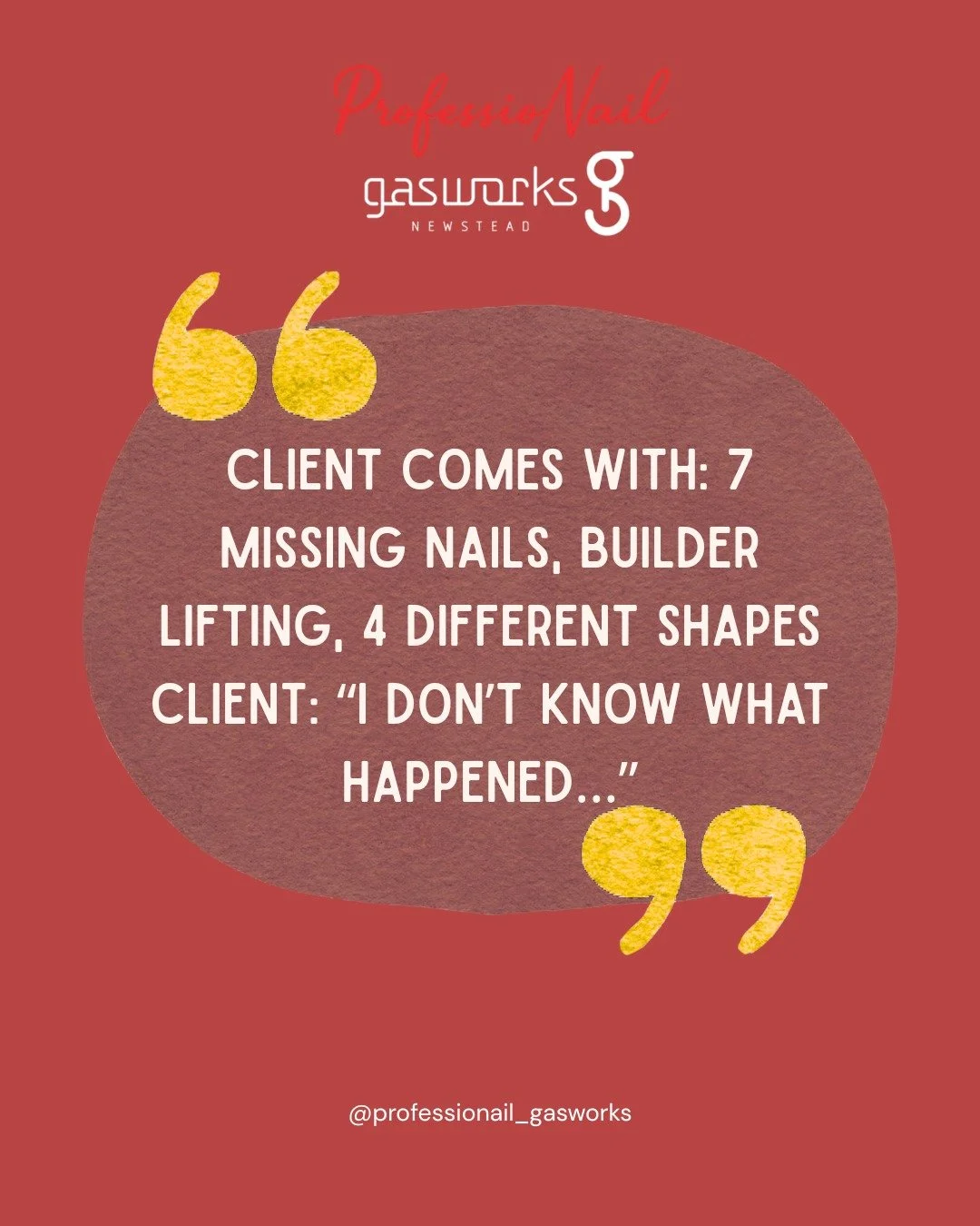 We've all had that client who walks in with missing nails, lifting, different shapes on every finger, and genuinely says, "I don't know what happened..." 😭💅

While nail products play a role, the reality is that nail retention depends on m