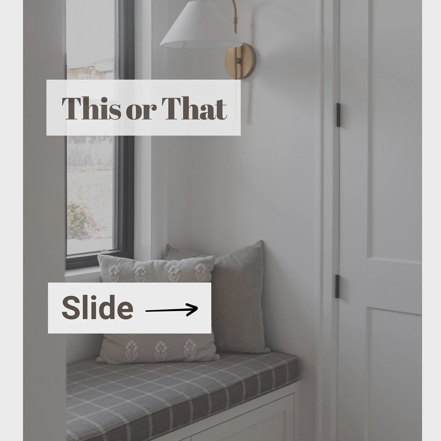 Let&rsquo;s play a little &ldquo;this or that.&rdquo;

Would you rather live in&hellip;

 A calm, minimalist space with a neutral palette

or

 A cozy, layered room full of personality and warmth?

Both are beautiful &mdash; but one will feel more li