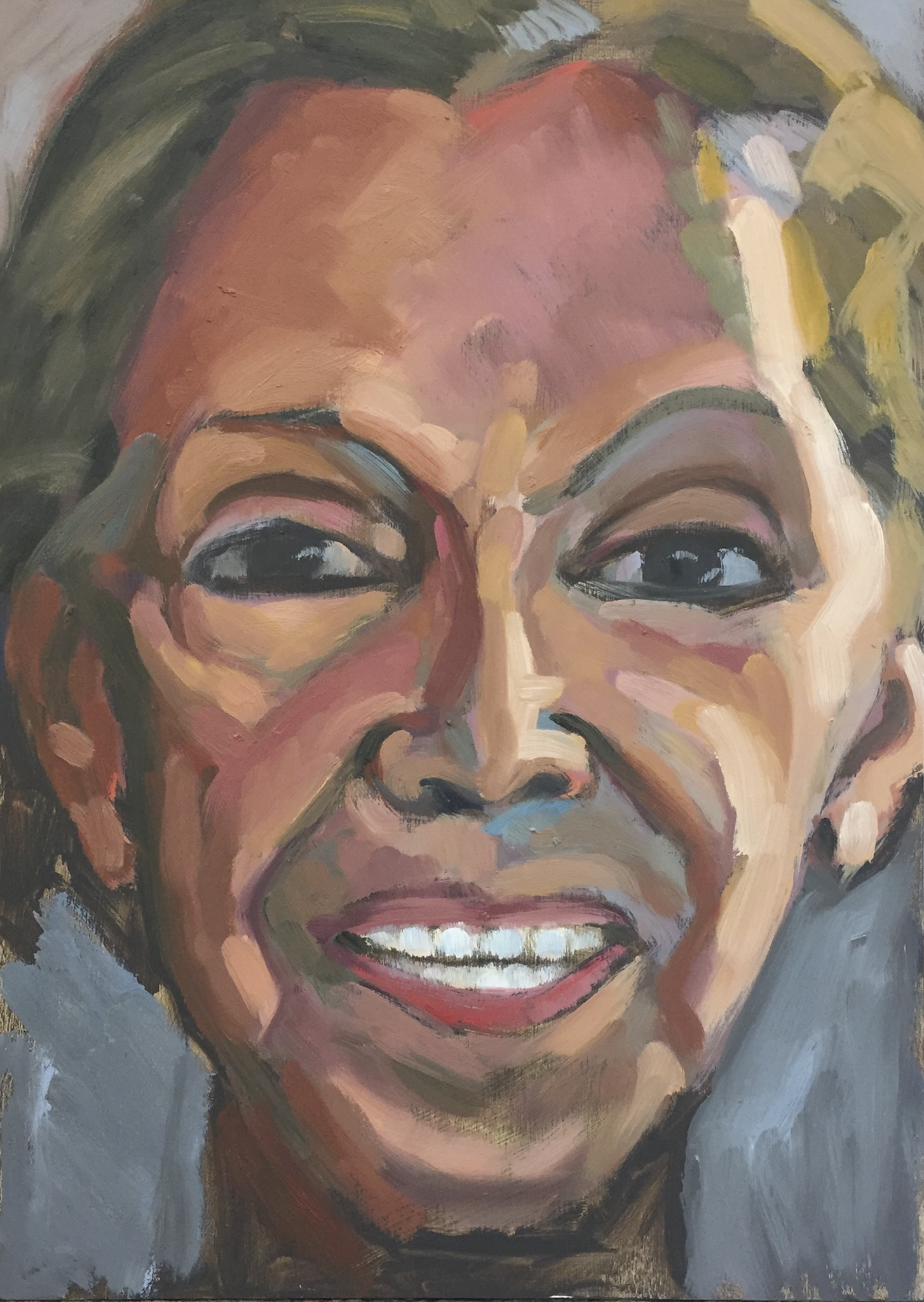 133. Mercedes Soto, Providence, RI, 11.5" x 16", oil on panel [Private Collection]