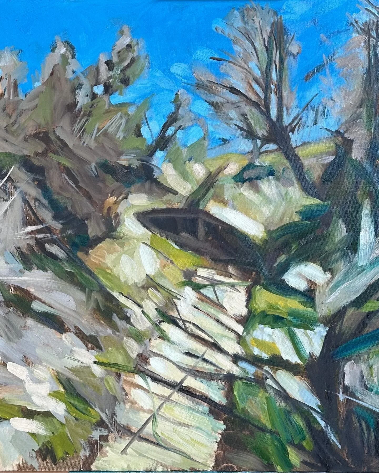 This piece is one from the Ukraine series which I created last winter. My show at Four Eleven gallery is up for another week. I will be there tonight. Stop by to say hi and see this piece and others. They are also available on the website: foureleven