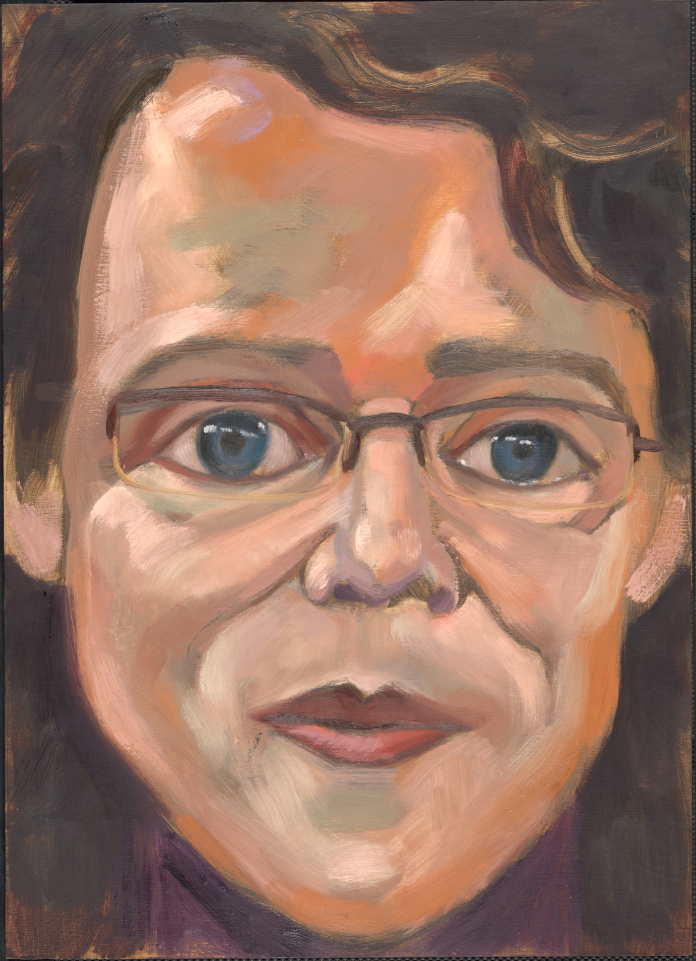 17. Carol Lennington, Minneapolis, MN, 11.5" x 16", oil on panel, 2013 [Private Collection]