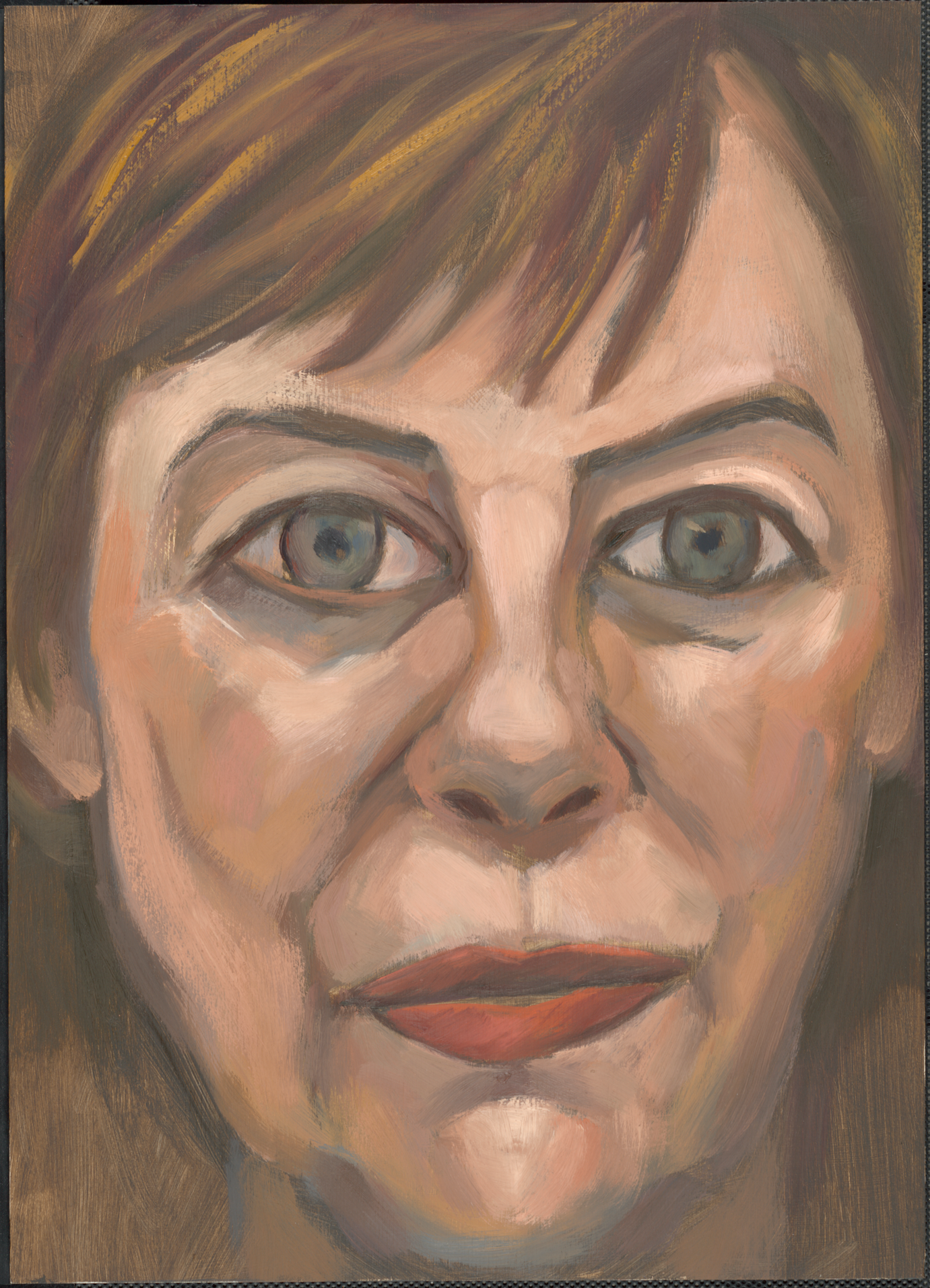 20. Lesly Etzel, Minneapolis, MN, 11.5" x 16", oil on panel, 2013 [Private Collection]