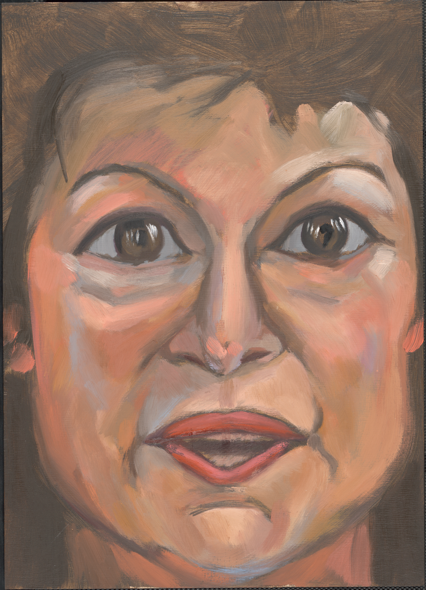 21. Bouki Labhard, Minneapolis, MN, 11.5" x 16", oil on panel, 2013 [Private Collection]