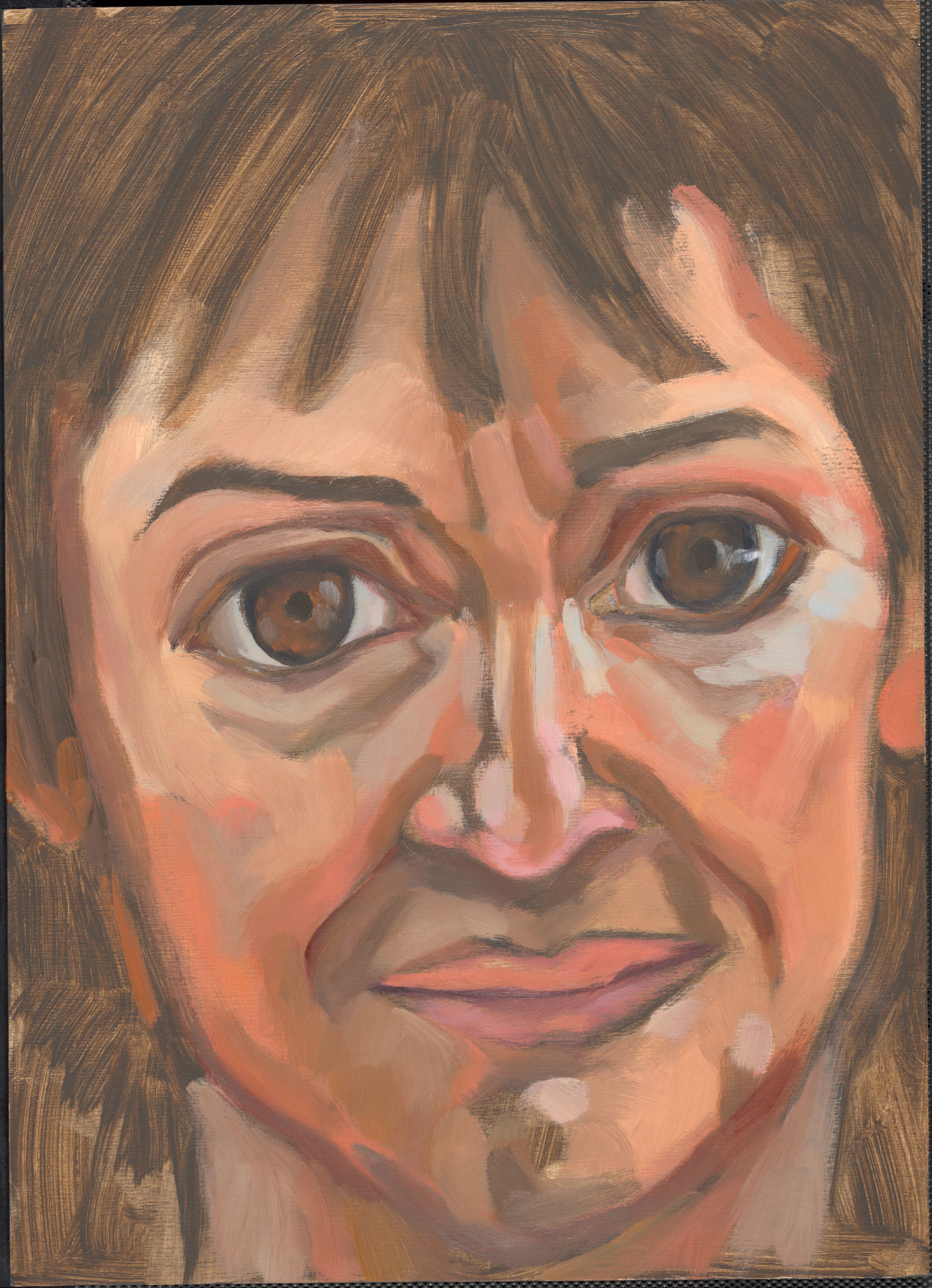 27. Pamela King-Rediger, Minneapolis, MN, 11.5" x 16", oil on panel, 2013 [Private Collection]