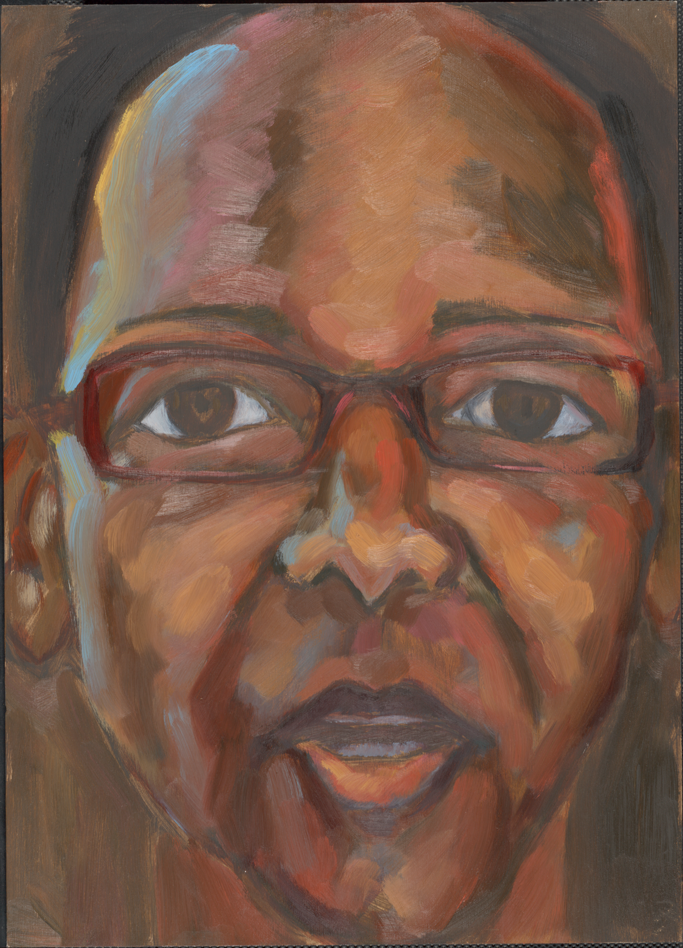 41. Carolfaye Meadows, Minneapolis, MN, 11.5" x 16", oil on panel, 2013 [Private Collection]