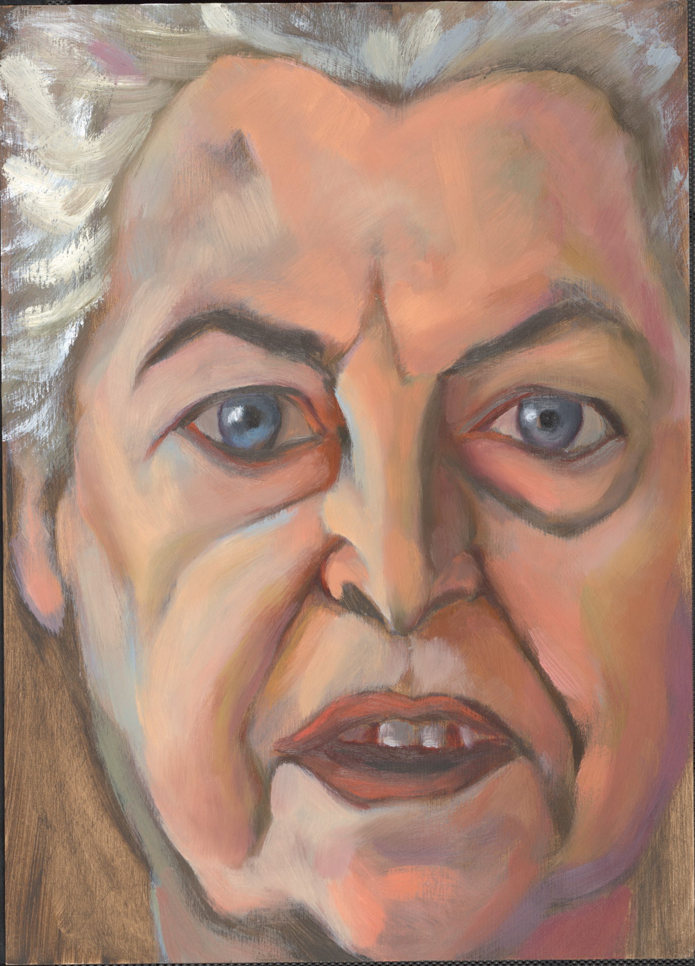 45. Jane Resh Thomas, Minneapolis, MN, 11.5" x 16", oil on panel, 2013 [Private Collection]