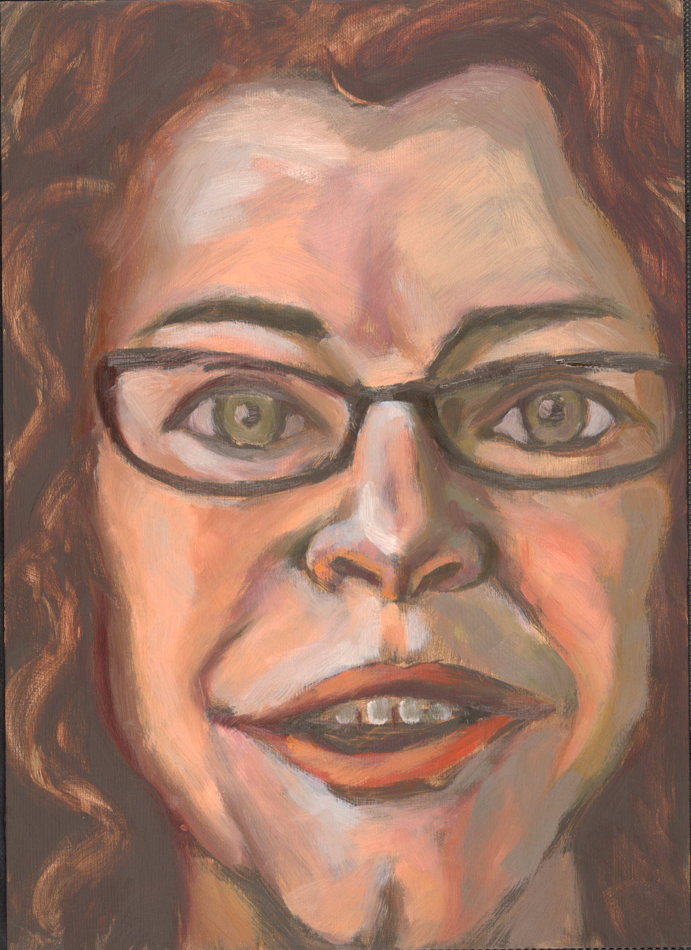 50. Beth Barron, Minneapolis, MN, 11.5" x 16", oil on panel, 2013 [Private Collection]