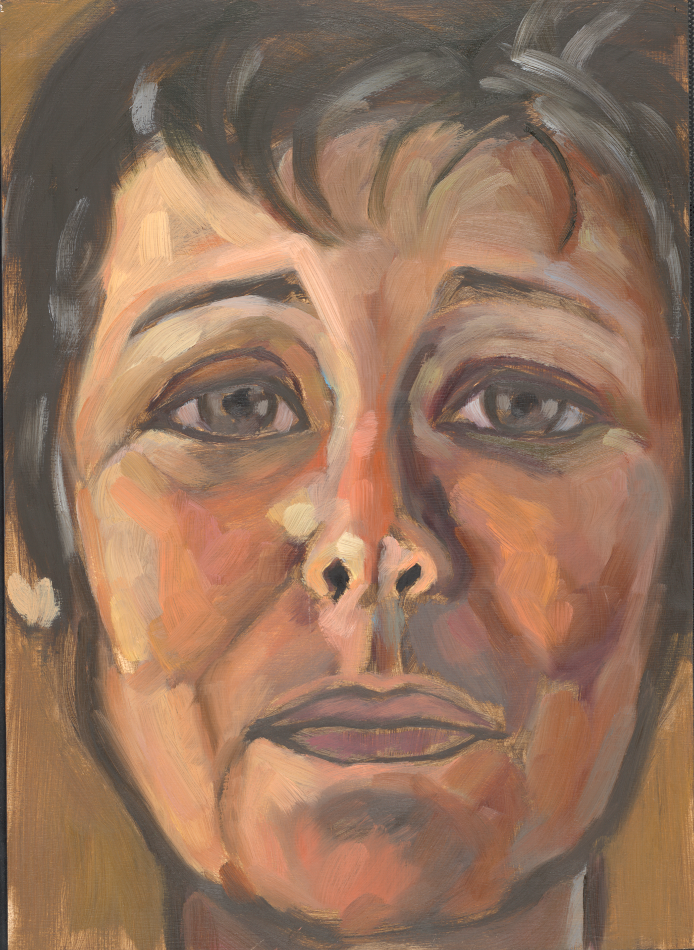 59. Linda Goldenberg, Minneapolis, MN, 11.5" x 16", oil on panel, 2013 [Private Collection]