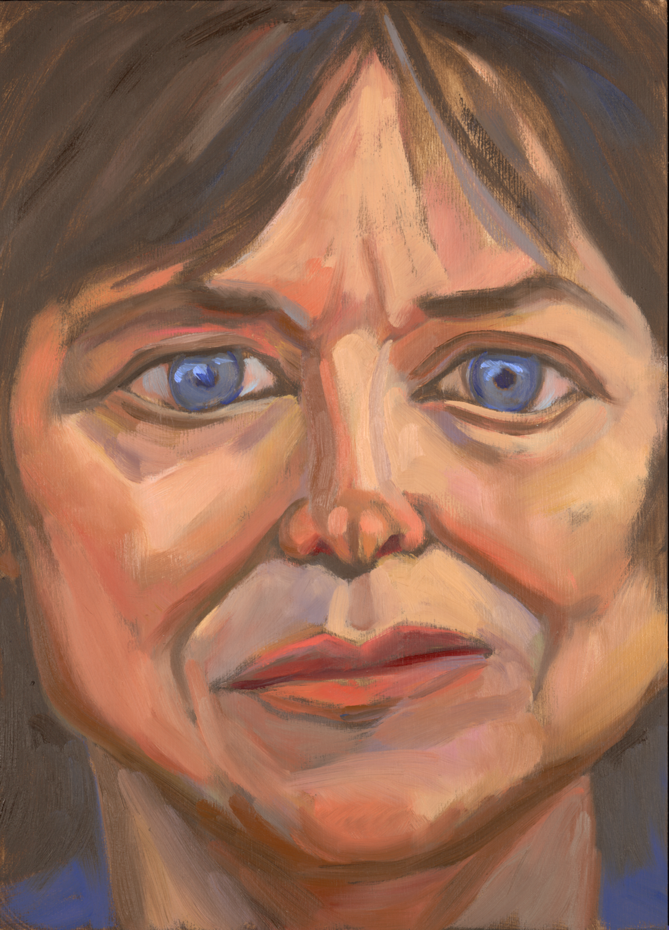 72. Jeanne Stewart, Telluride, CO, 11.5" x 16", oil on panel, 2013 [Private Collection]