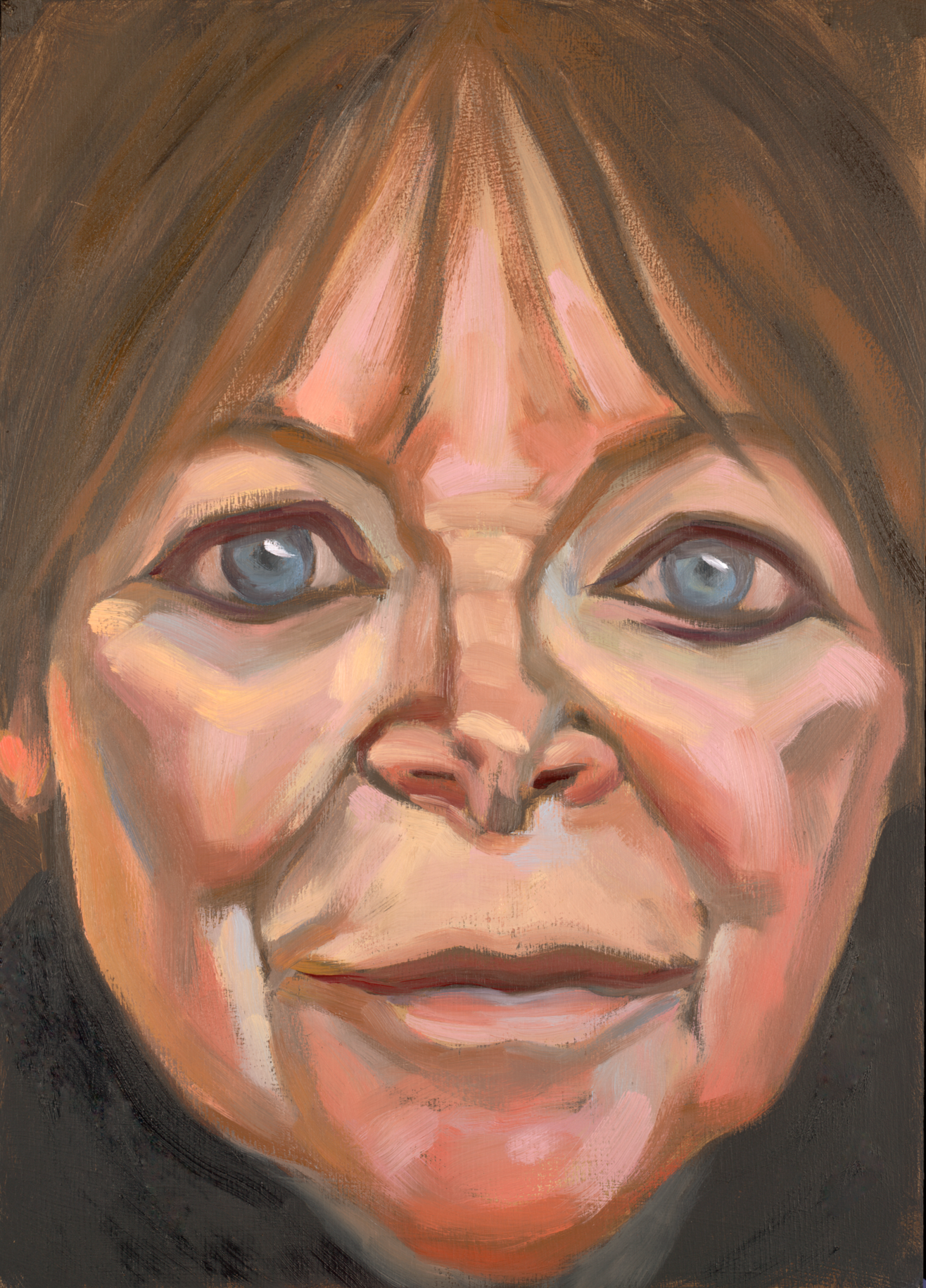 73. Baerbel Hacke, Telluride, CO, 11.5" x 16", oil on panel, 2013 [Private Collection]